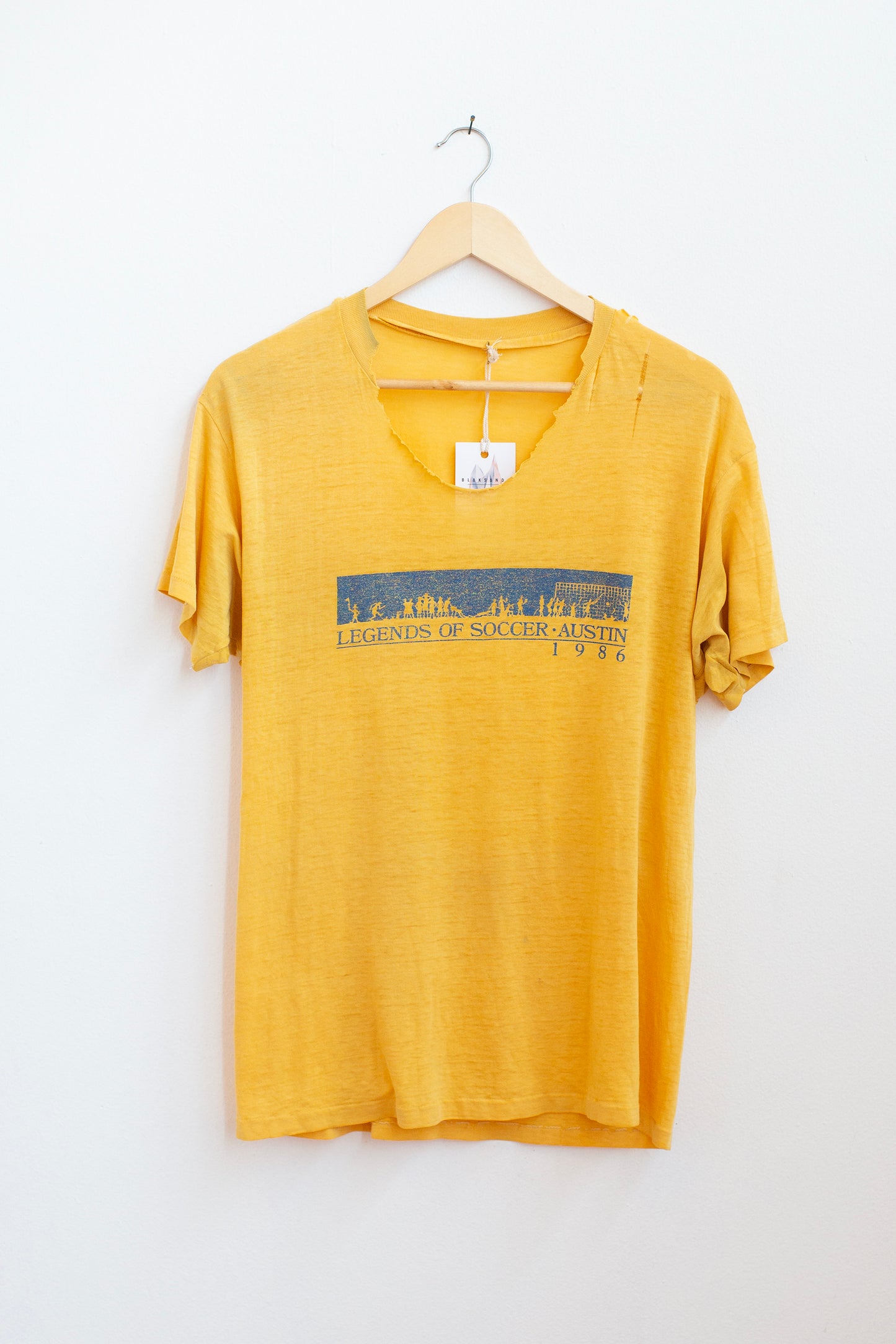 Vintage 1986 Thrashed Austin Tee - L