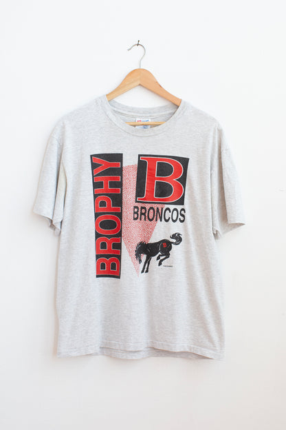 Vintage Brophy Broncos Tee - M/L