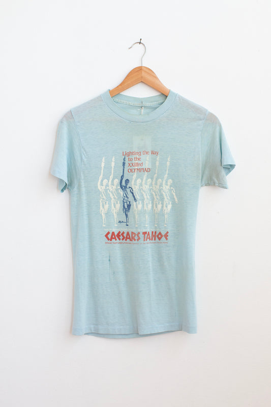 Vintage 1984 Caesars Tahoe Tee - S