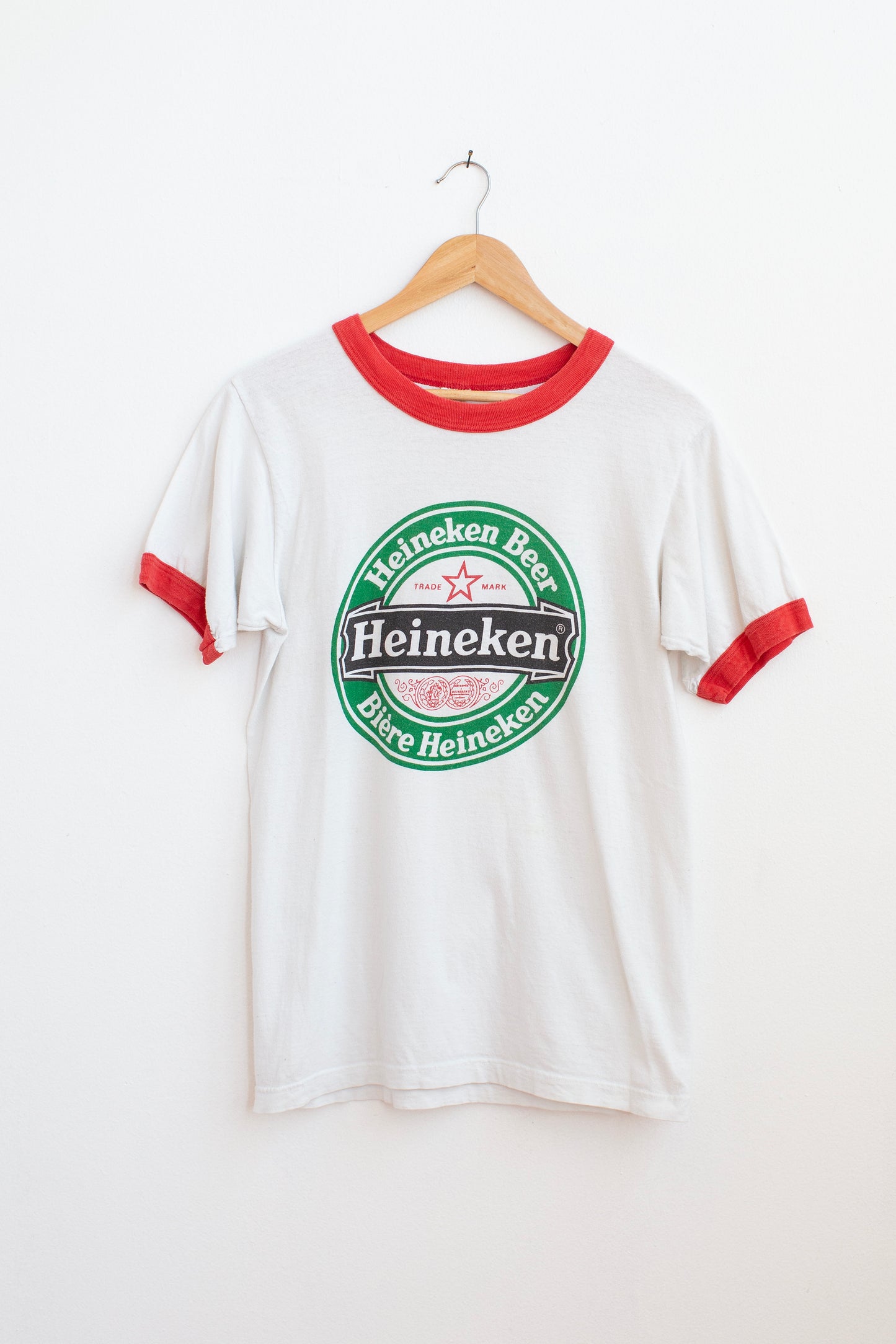 Vintage Heineken Beer Ringer Tee - M