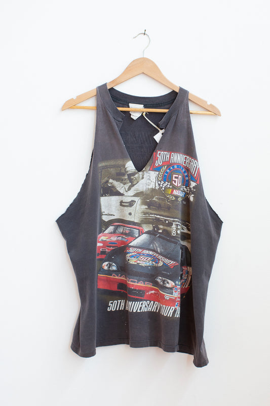 Vintage 1998 Nascar Cut-off Tank - XL