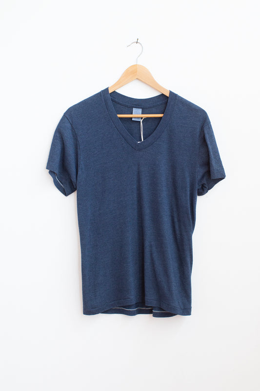 Vintage Overdyed Navy V-Neck - S/M