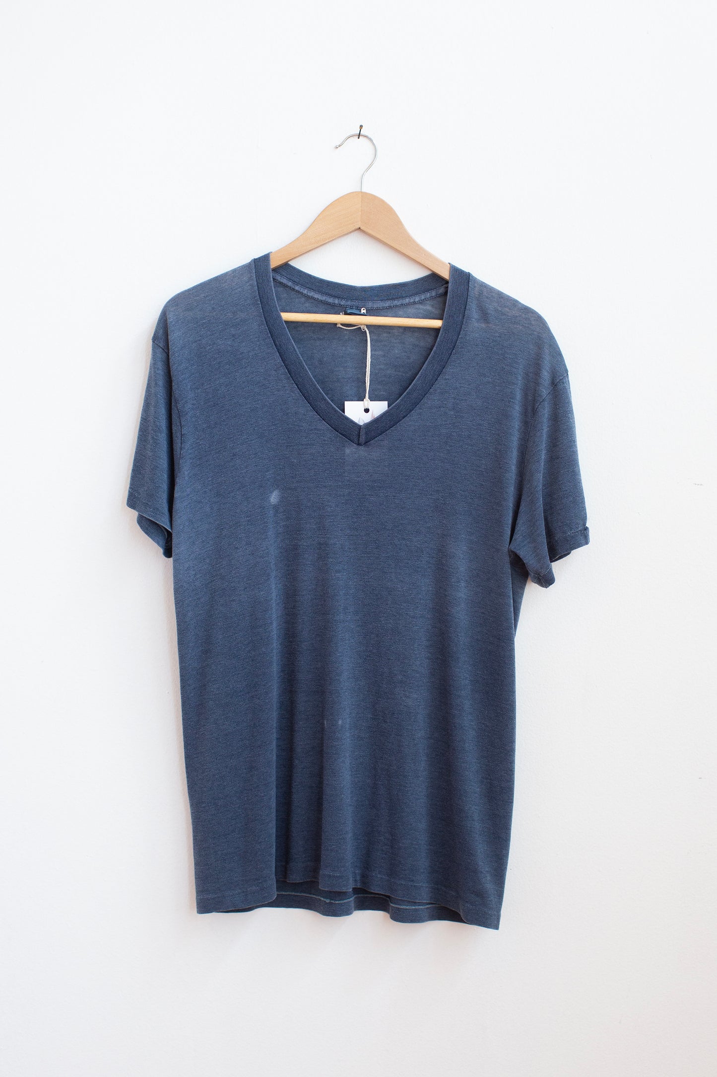 Vintage Overdyed Navy V-Neck - M/L