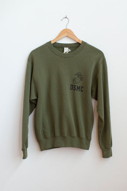 Vintage USMC Green Crewneck - S