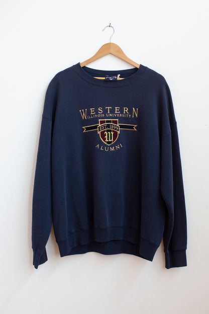 Vintage Western Illinois Alumni Sweatshirt - XL