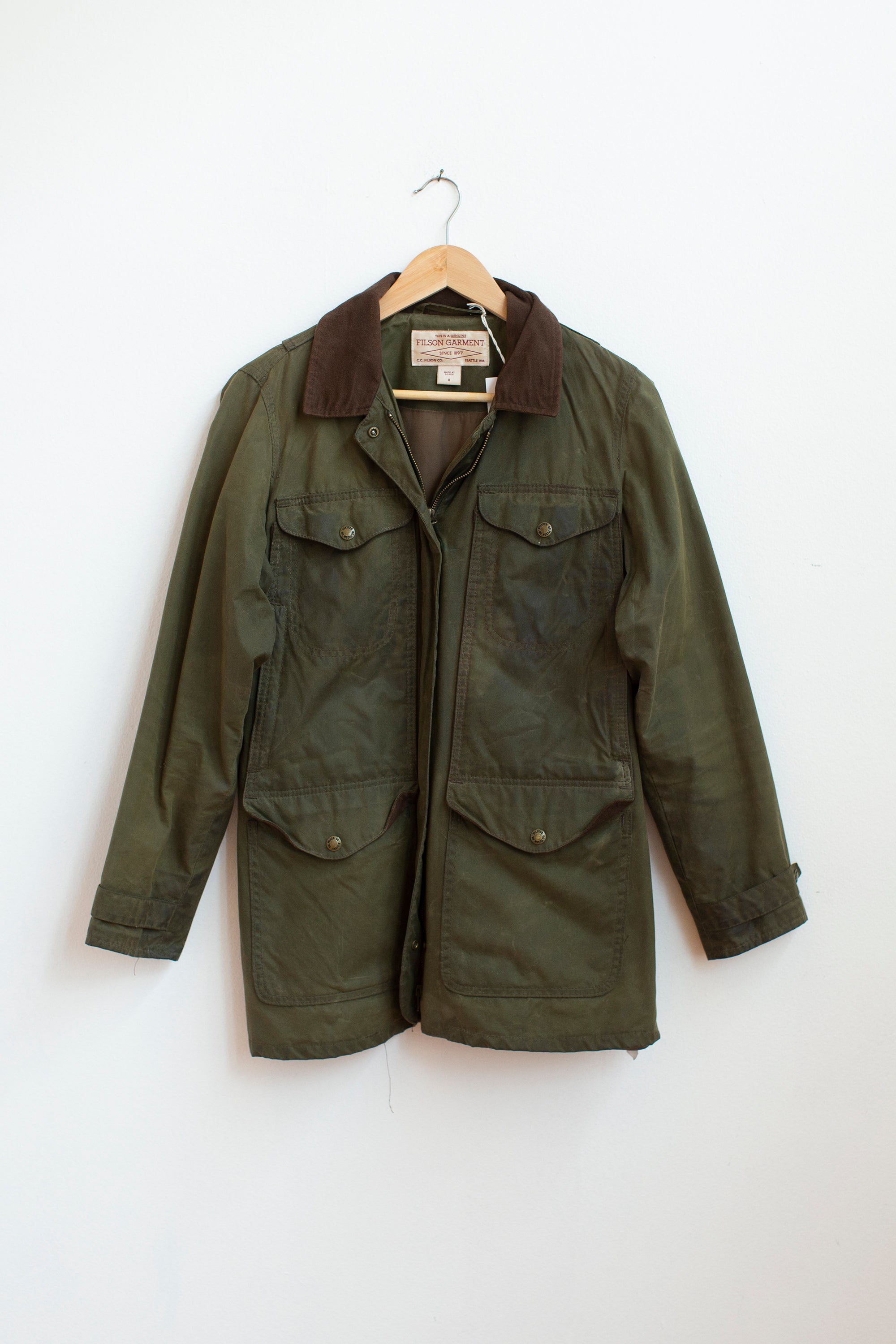 Filson Women s Waxed Canvas Explorer Jacket M blaksands