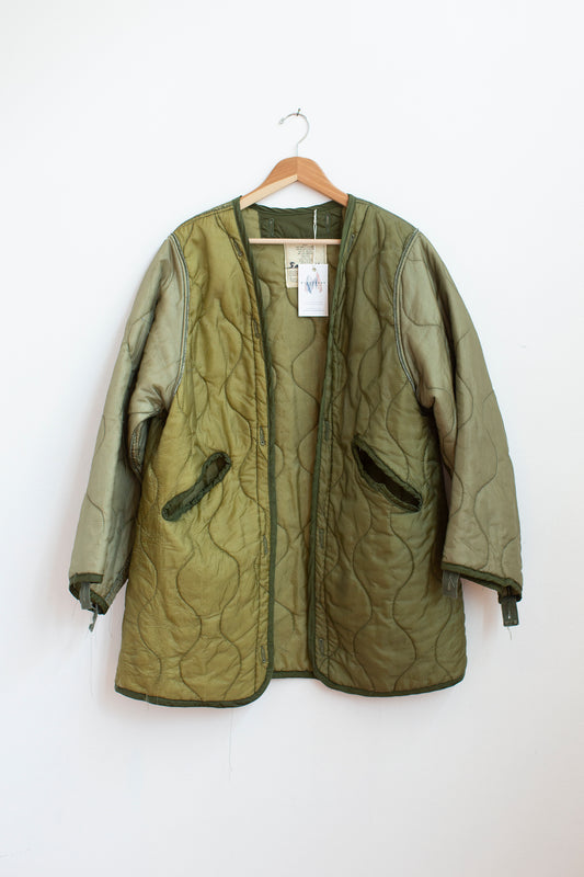 Vintage Military Parka Liner Jacket - M