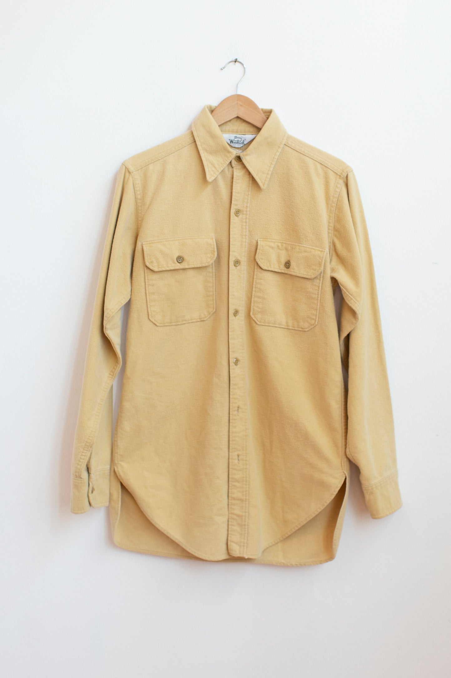 Vintage Chamois Shirt in YELLOW TAN - M