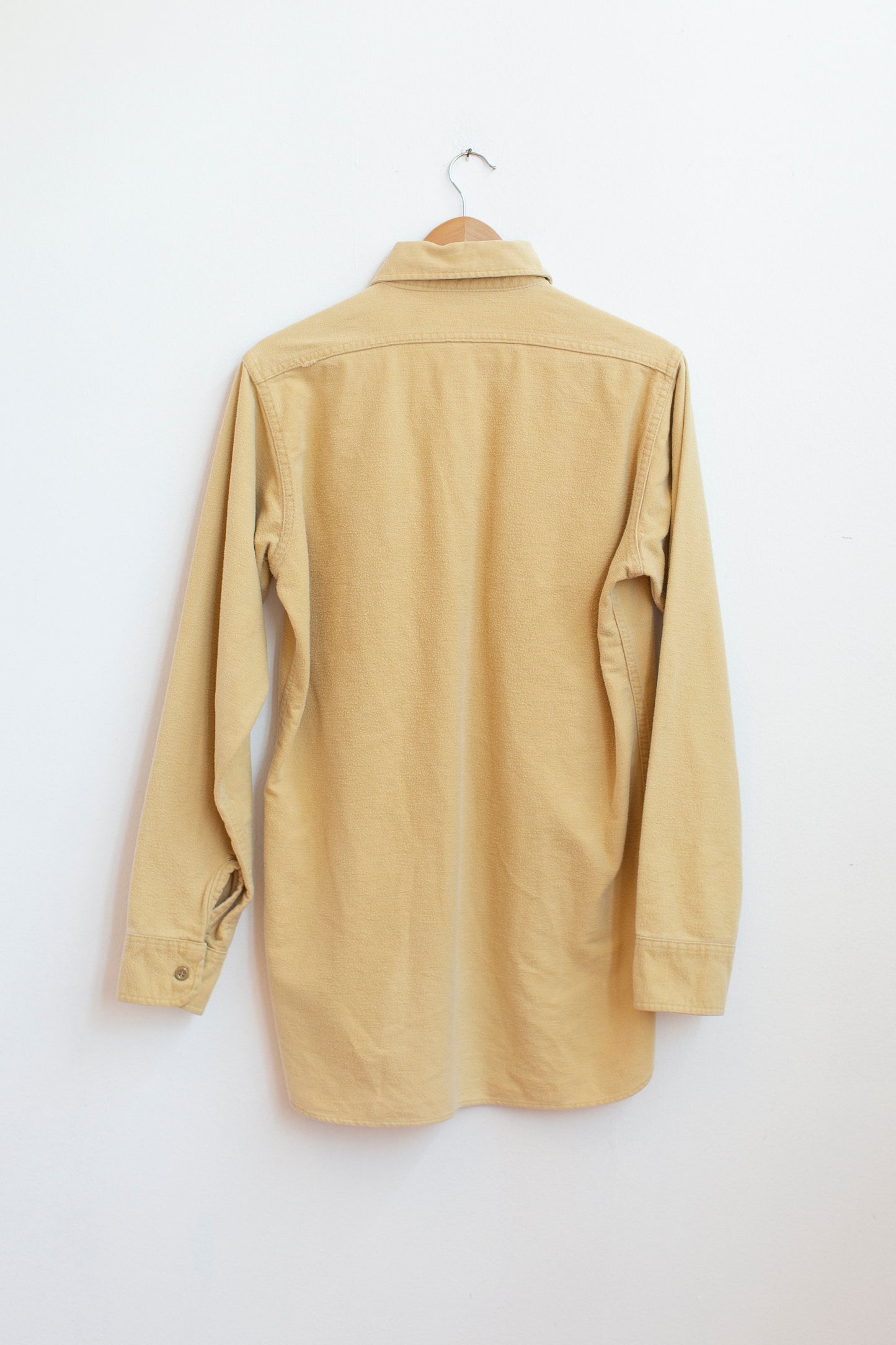 Vintage Chamois Shirt in YELLOW TAN - M