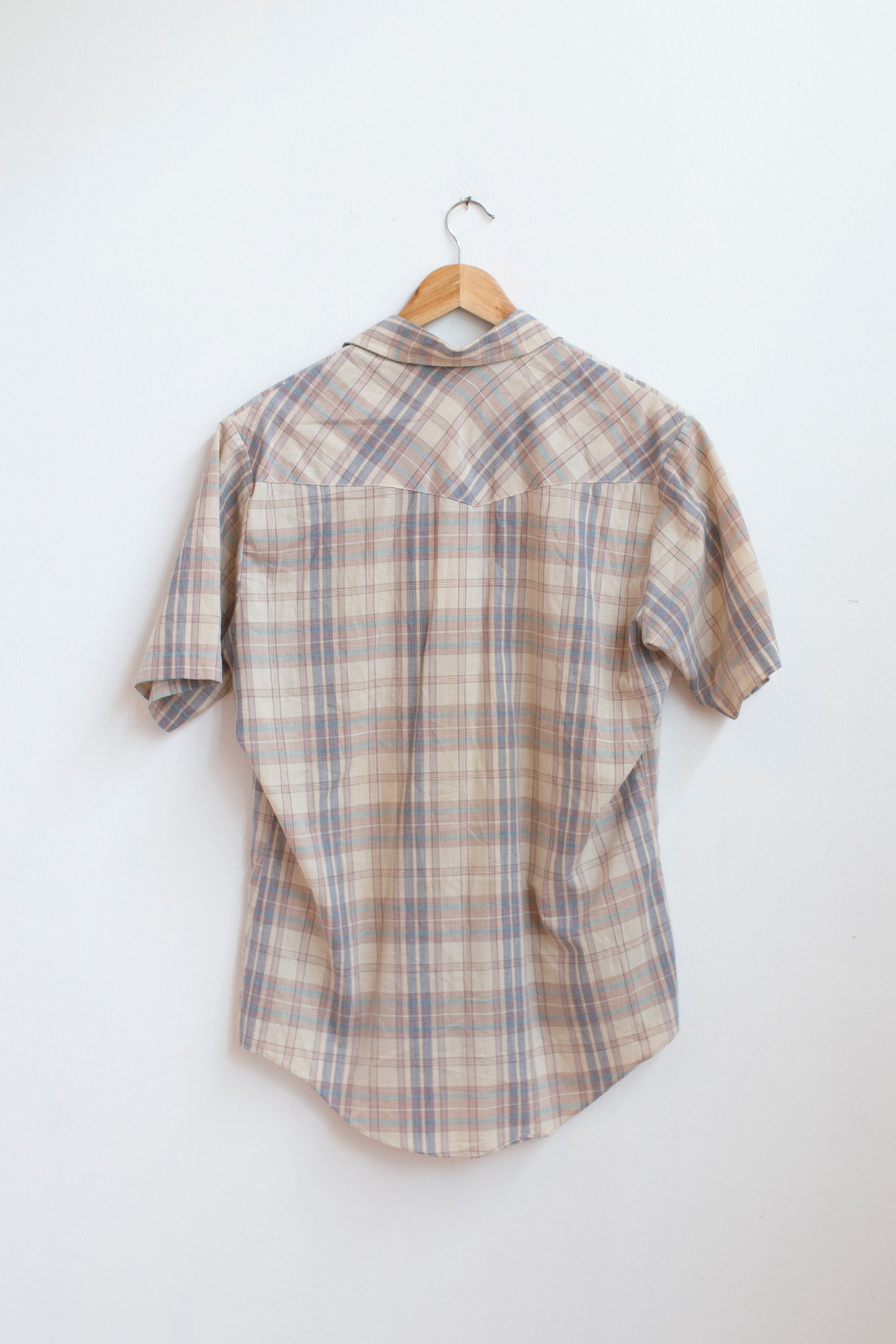 Vintage Western Snap Shirt - M