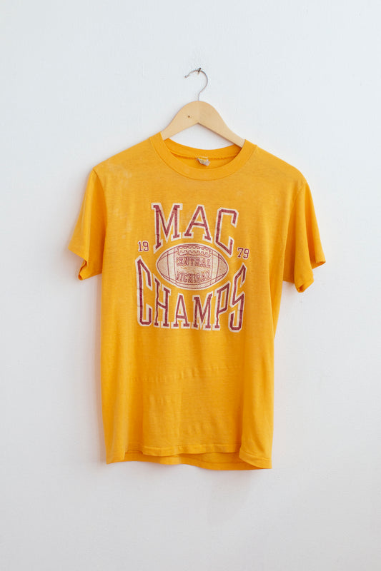 Vintage 1979 Central Michigan "MAC CHAMPS" Tee - M