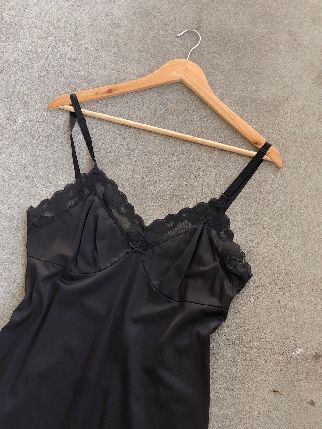 Vintage Slip Dress BLACK 02 - M