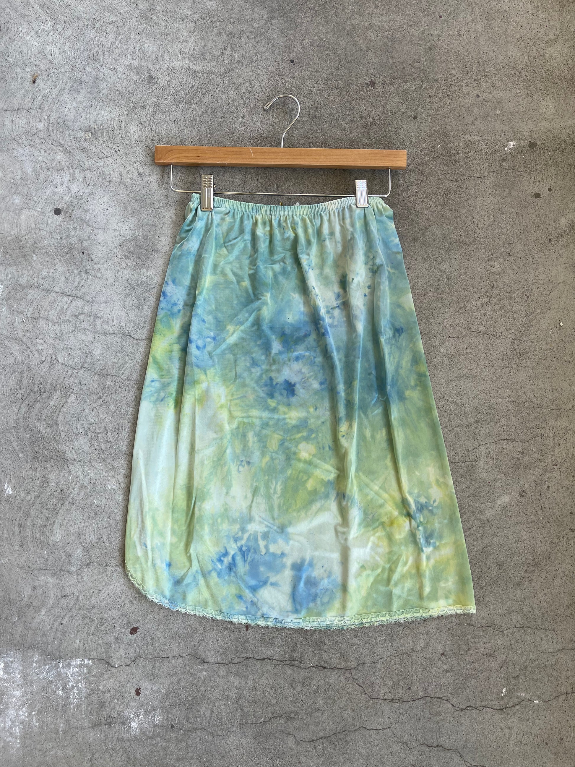 Vintage Slip Skirt REWORKED - S