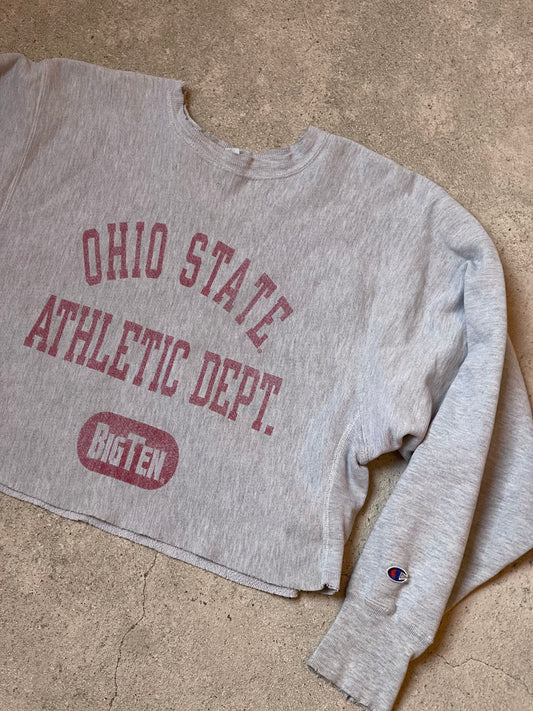 Vintage Ohio State Raw Hem Sweatshirt - M/L