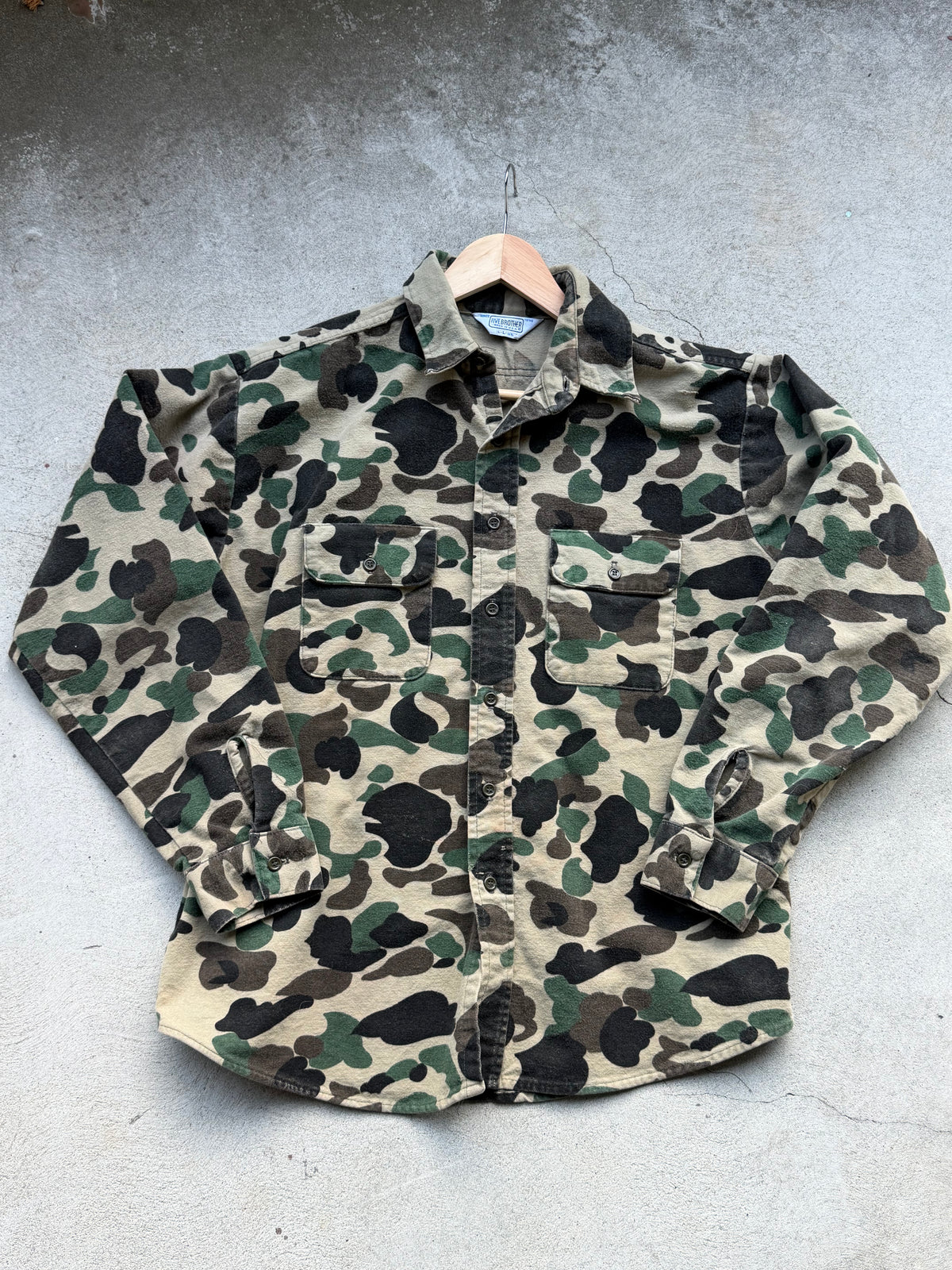 Vintage Chamois Shirt in CAMO - M