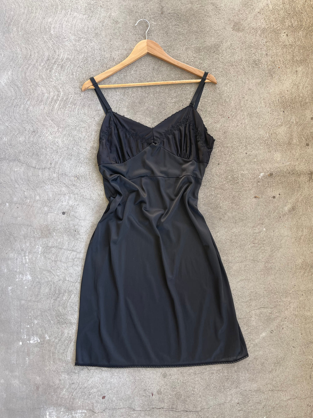Vintage Slip Dress BLACK 01 - M