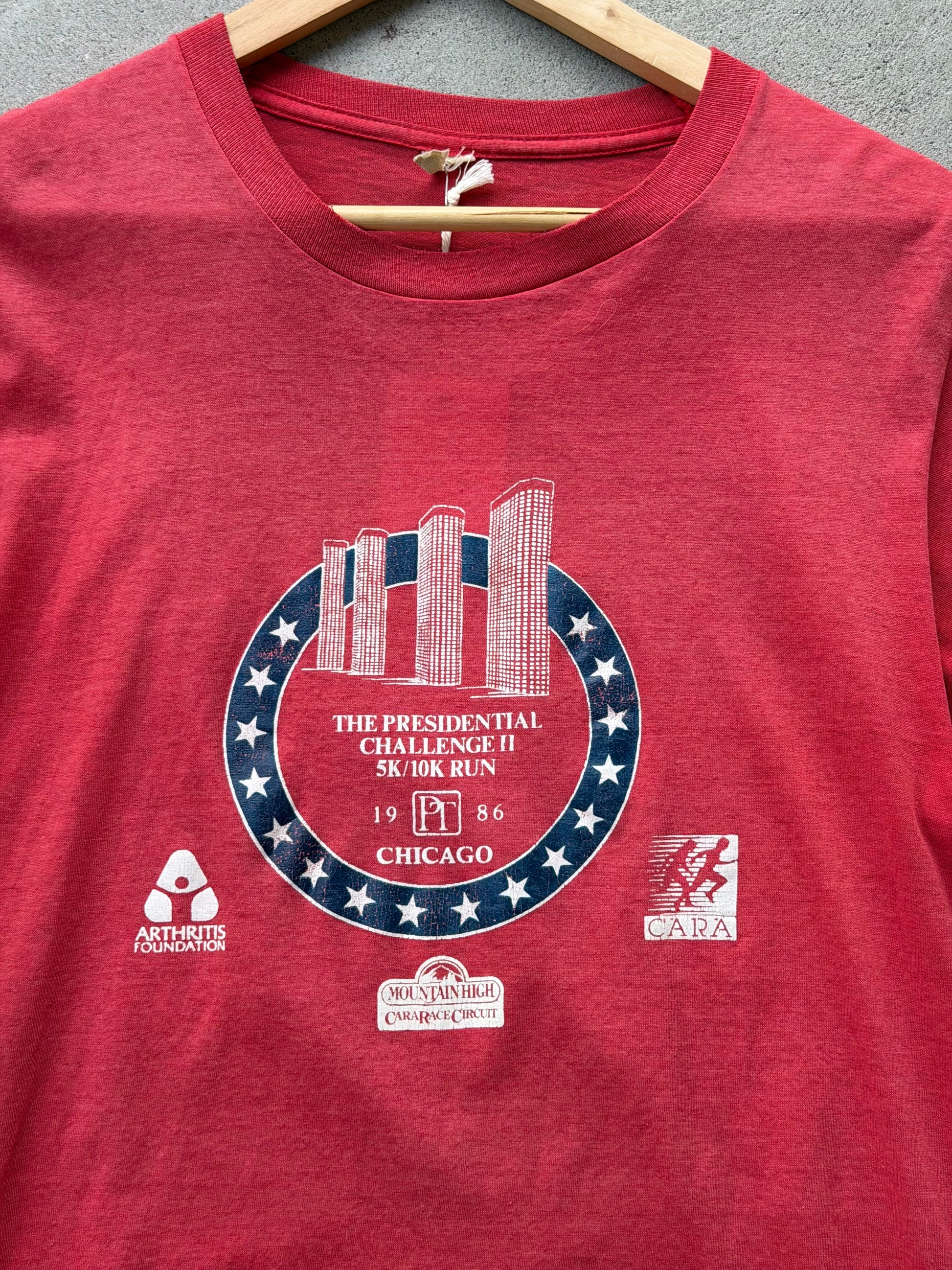 Vintage 1986 Chicago Fun Run Tee - M
