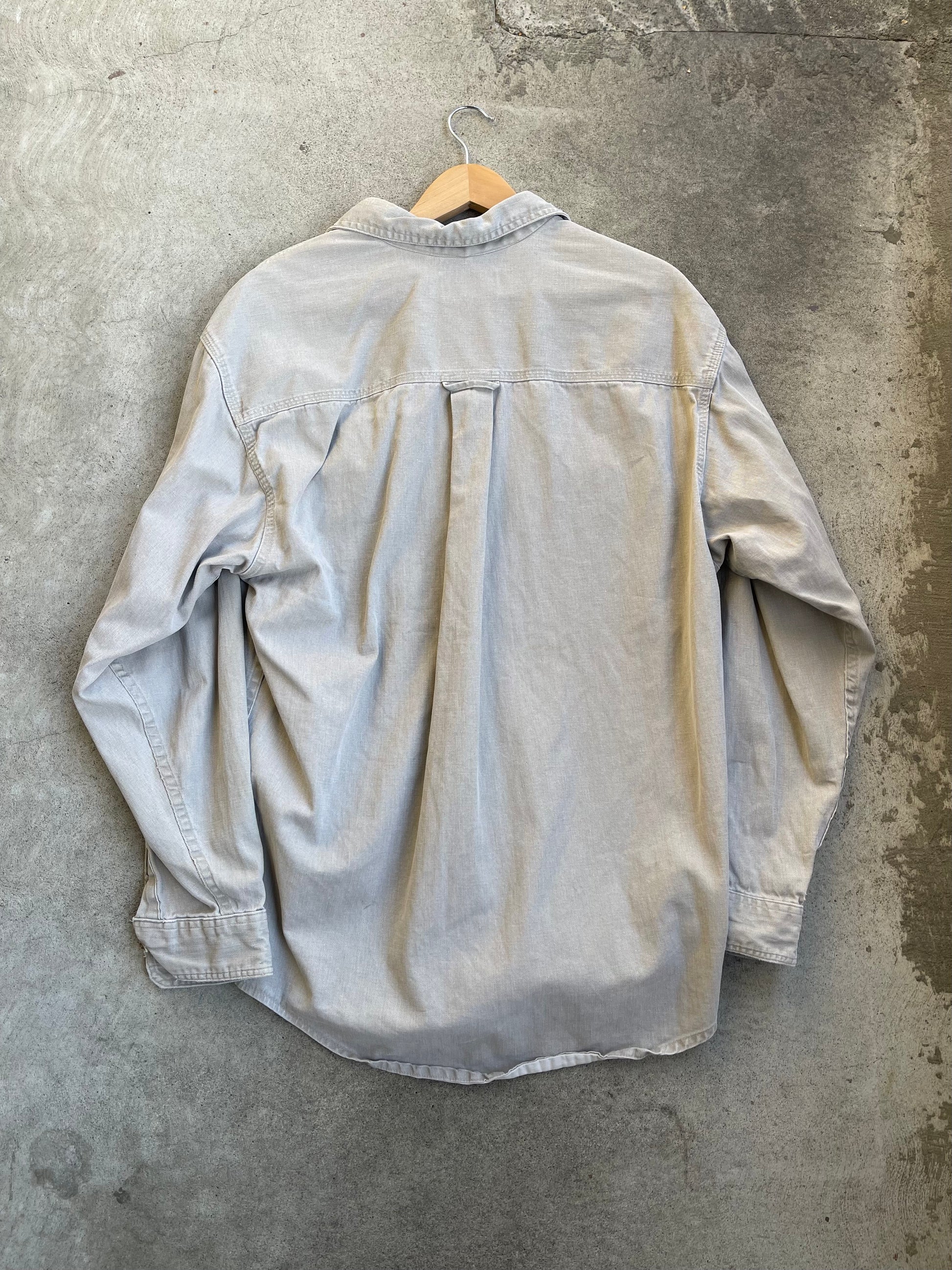 Vintage Eddie Bauer Cotton Twill Butto Up - L/XL
