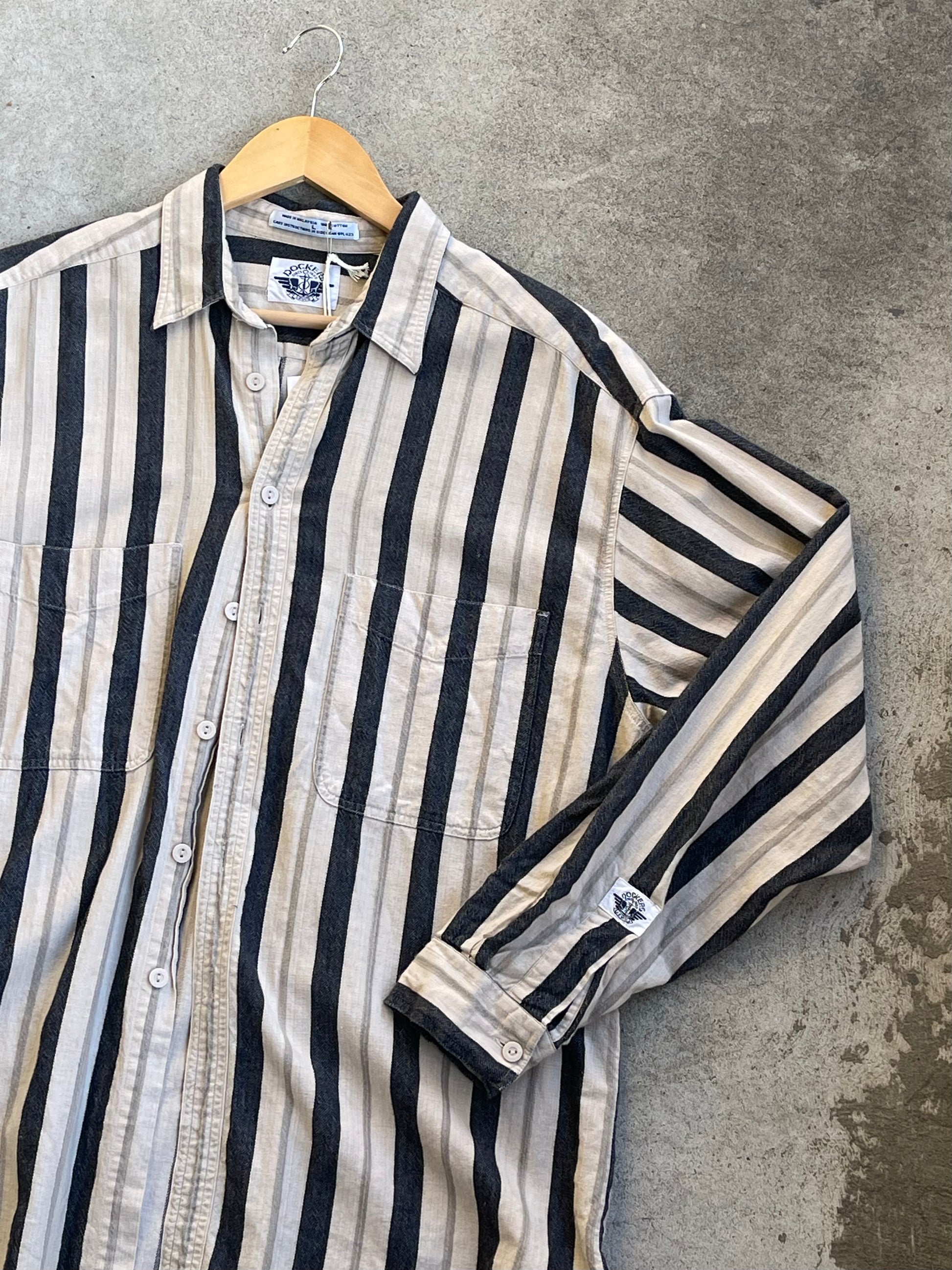 Vintage Stripe Button Up ( STRIPE ) - L/XL