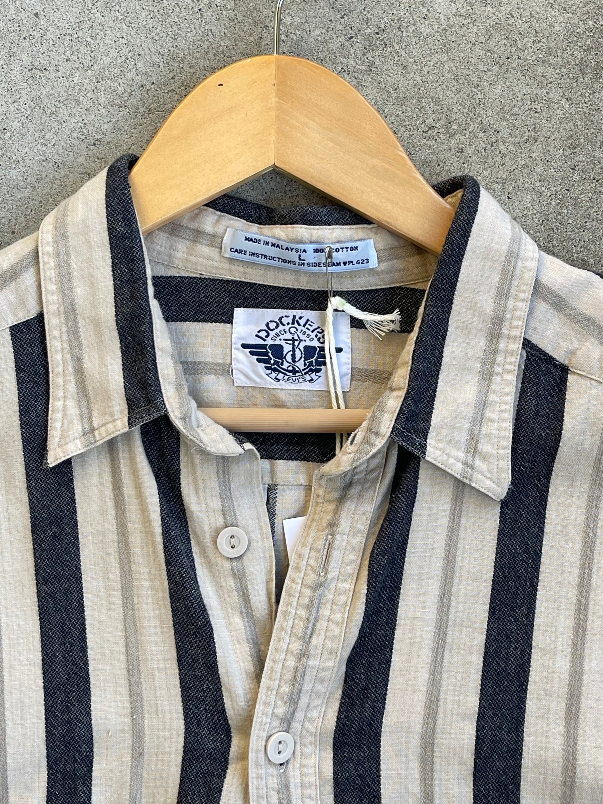 Vintage Stripe Button Up ( STRIPE ) - L/XL