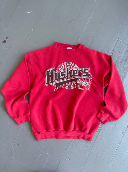 Vintage 90s Nebraska University Huskers Sweatshirt - M/L