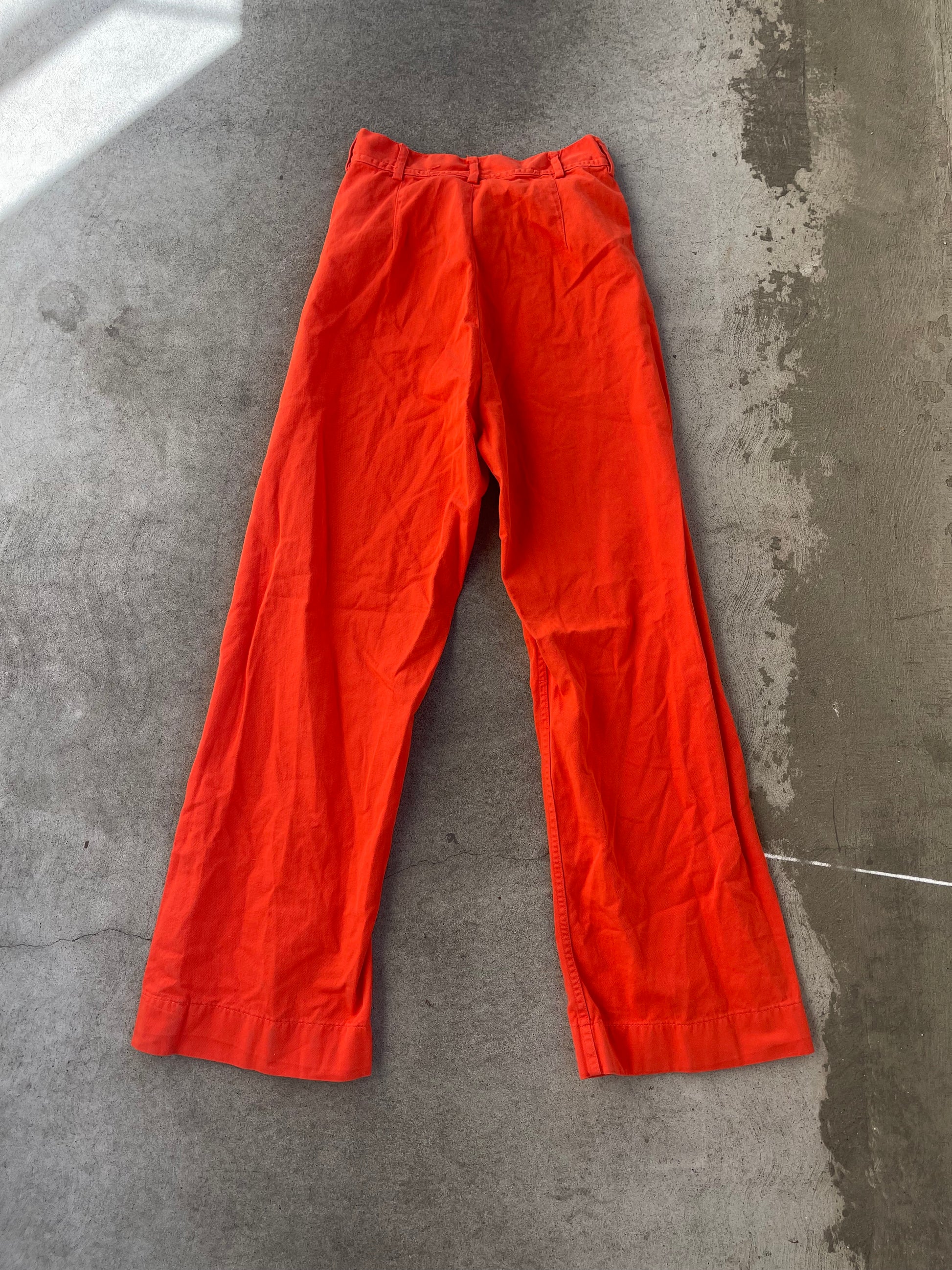 Vintage Overdyed Wide Leg Sailor Pant TOMATO - 25"