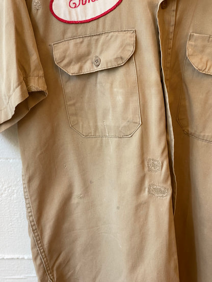 Vintage 70s Attendant Shirt "Ernie" - M