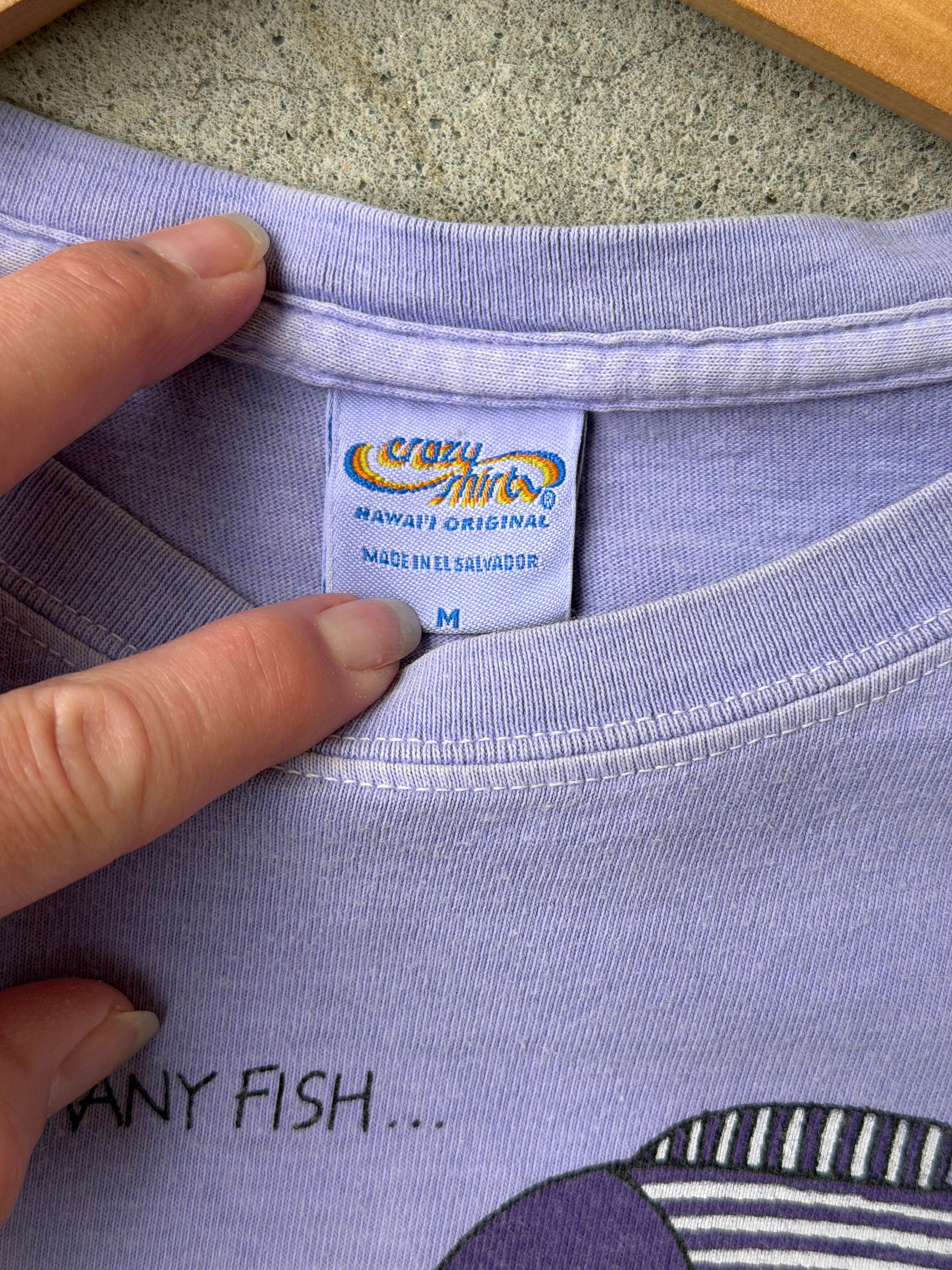 Vintage Crazy Shirt “So Many Fish” Cropped Tee - S/M