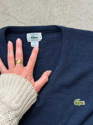 Vintage Dad Sweater in NAVY - L