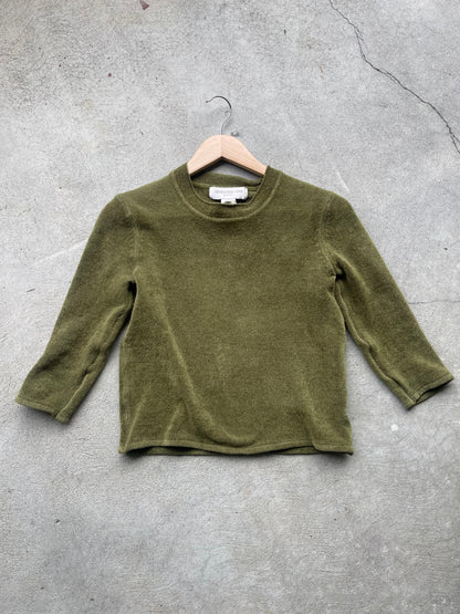 Vintage Green Knit Top - S