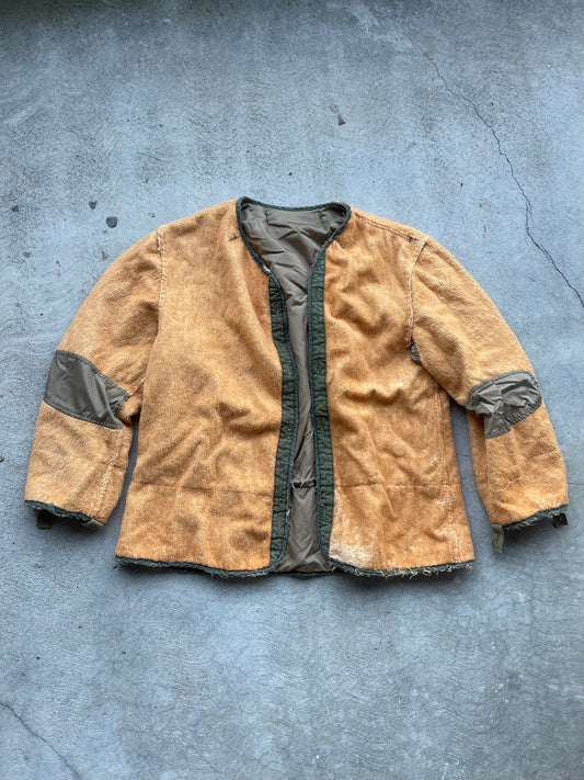 Vintage Overdyed Military Frieze Liner ( BUTTERSCOTCH ) - M