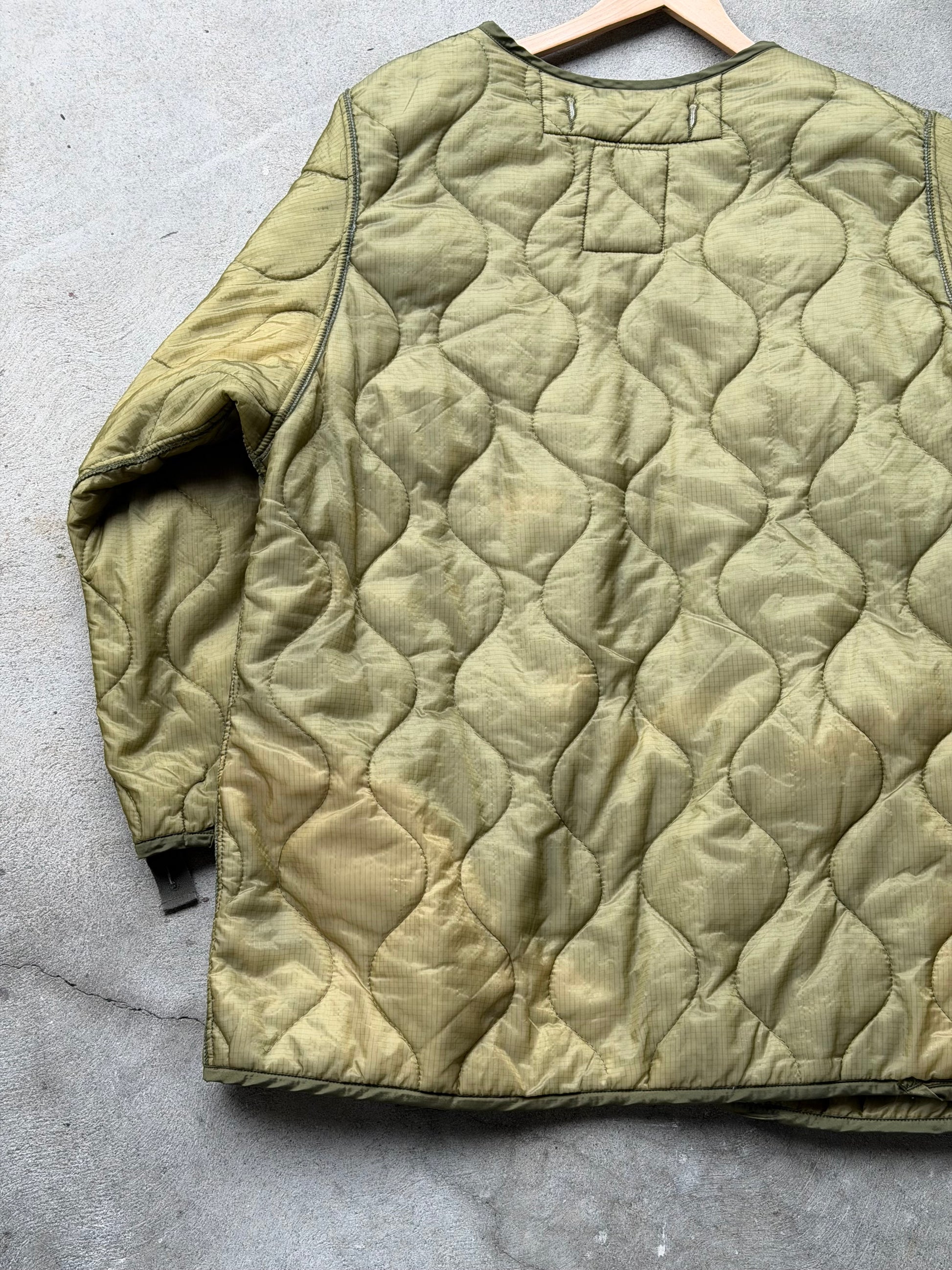 Vintage Military Parka Liner Jacket - XL