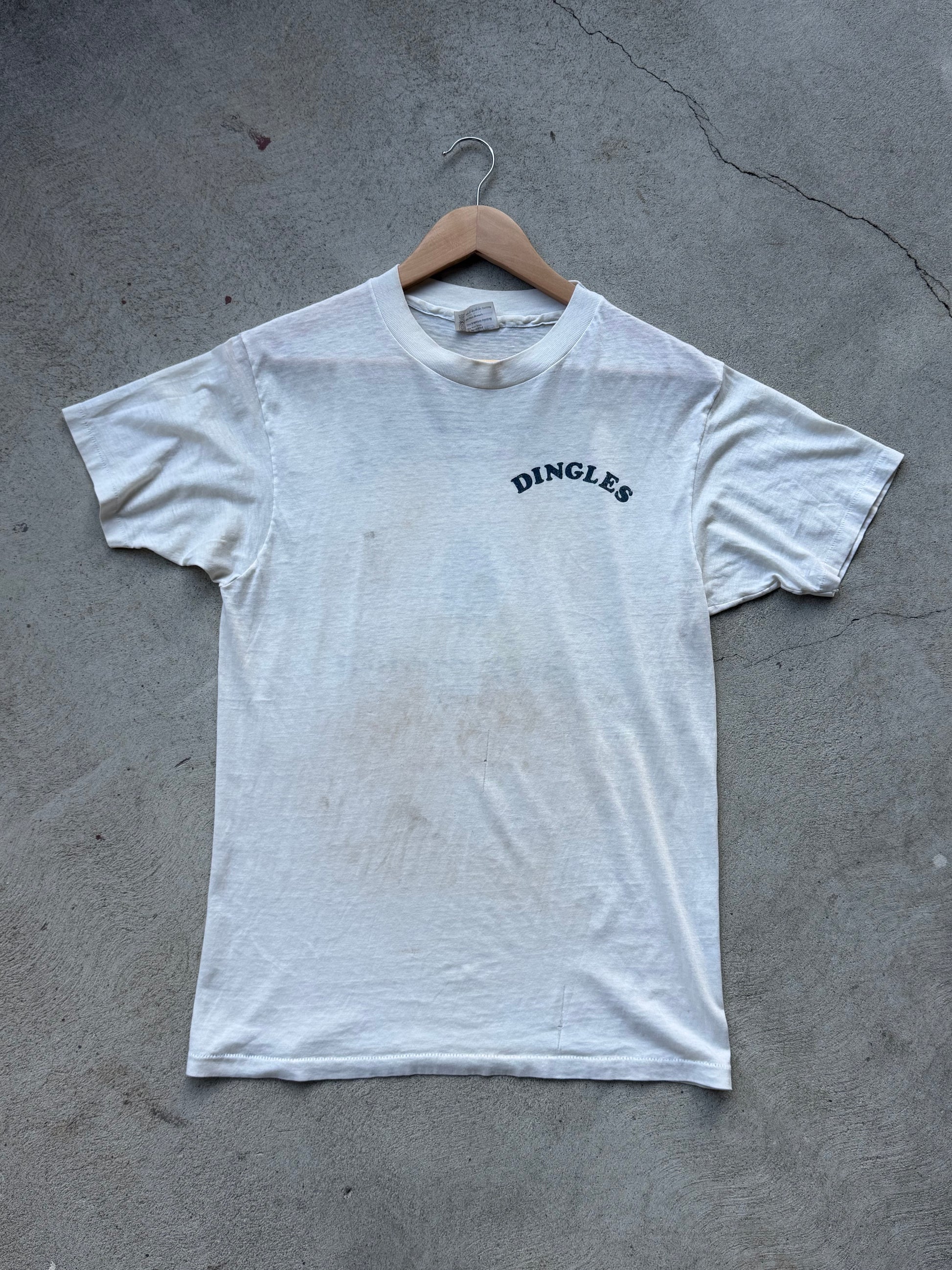 Vintage 1982 Paper Thin "Dingles" Tee OFF WHITE - M/L