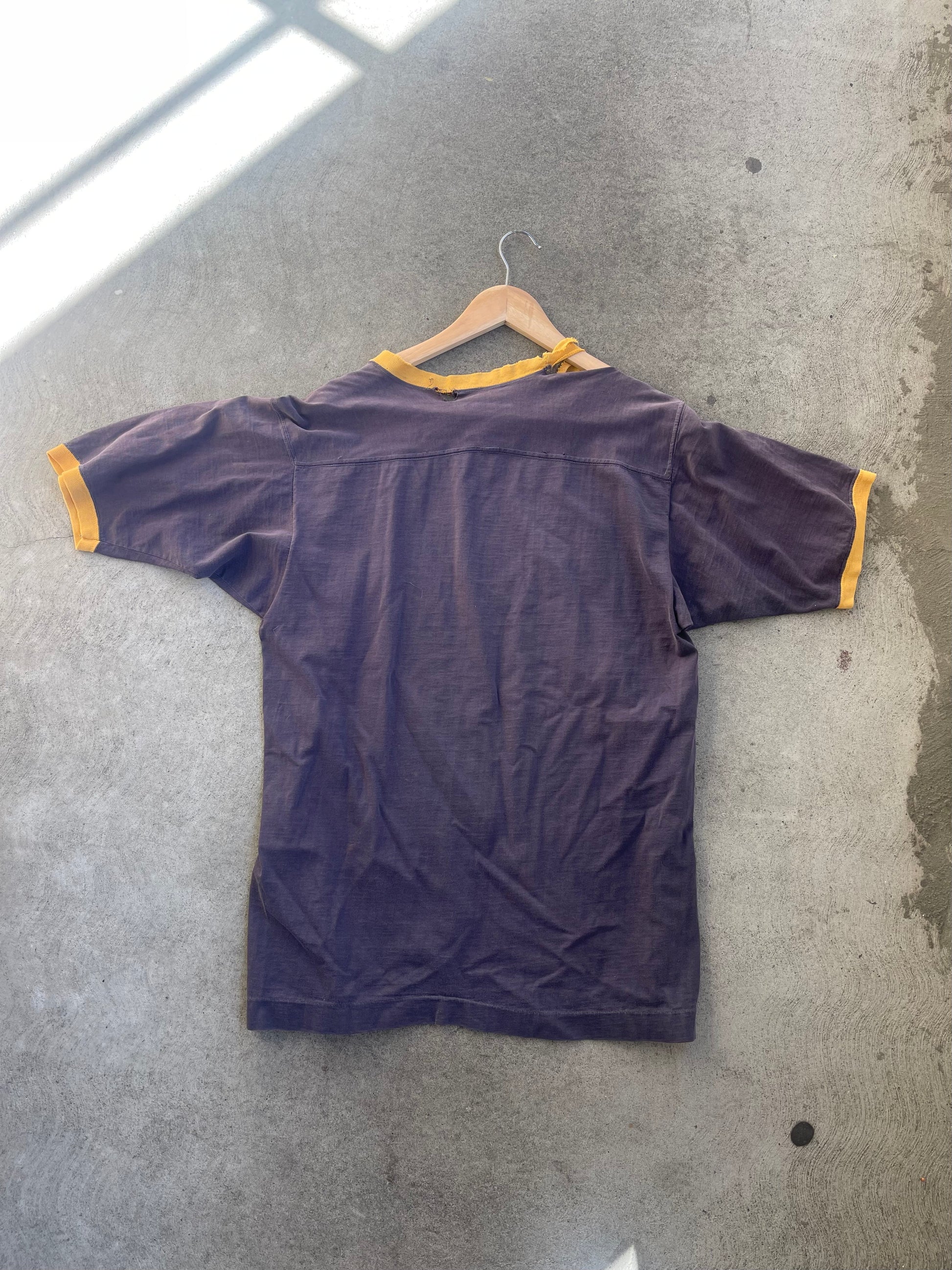 Vintage Alpa Gamma Omega Football Tee - L