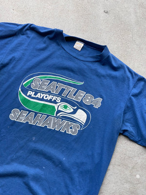 Vintage 1984 Seattle Seahawks Tee - L