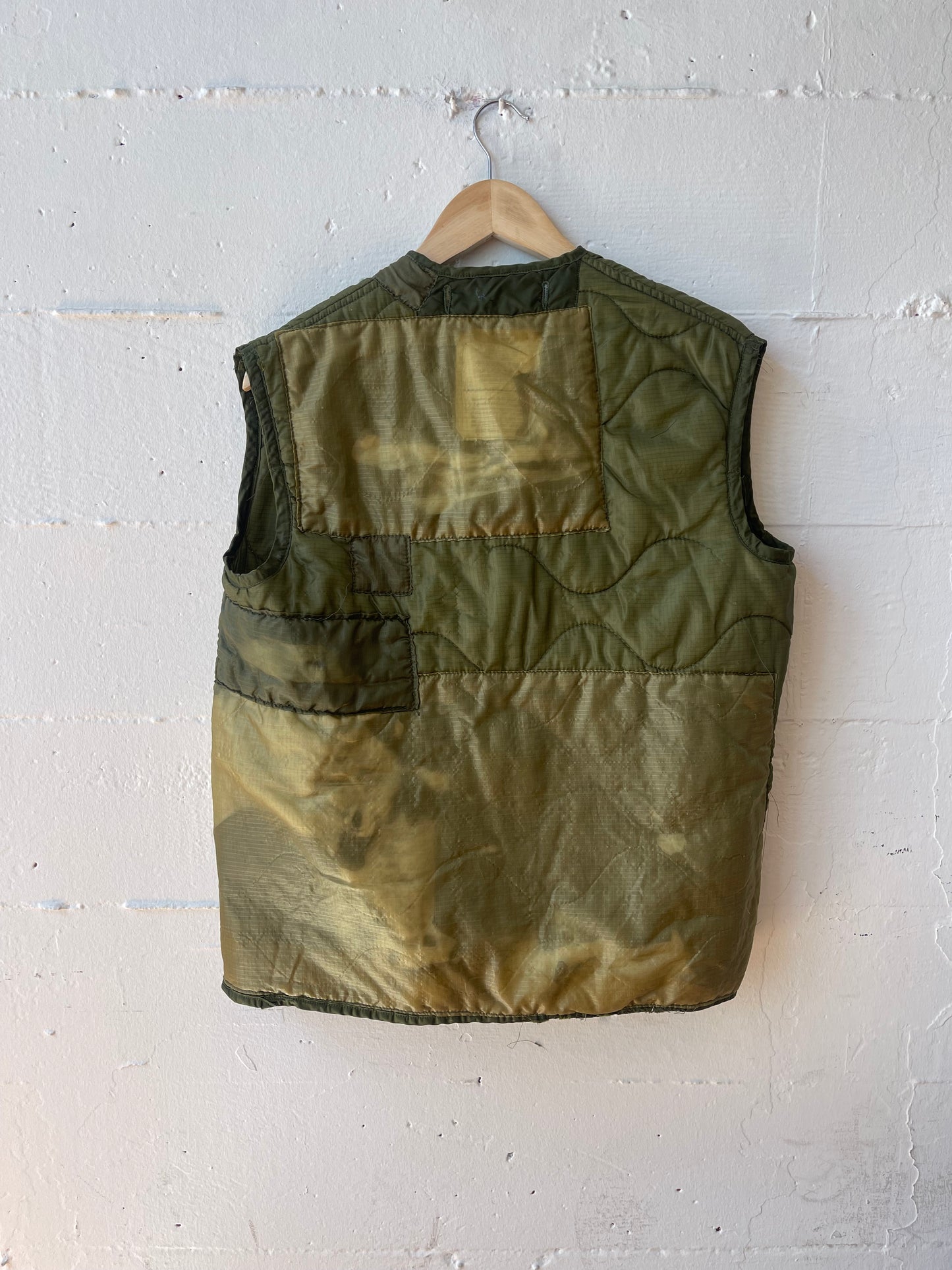 Vintage Military Liner Vest ( reversible ) - S