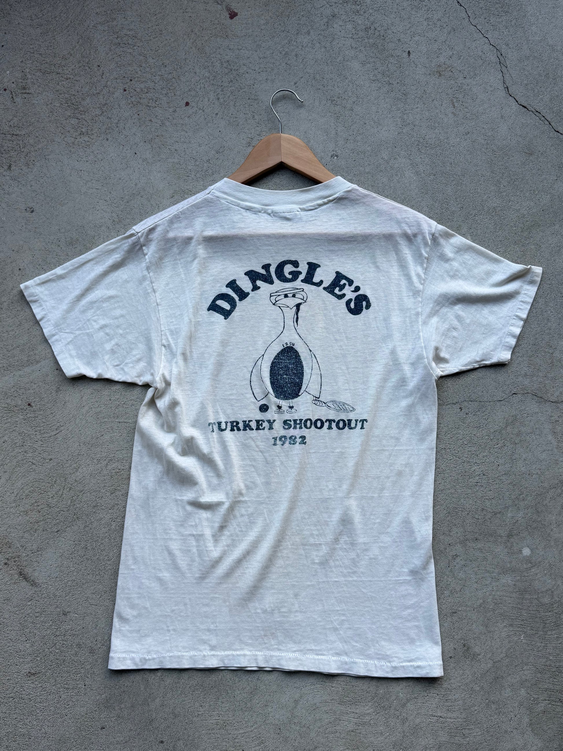 Vintage 1982 Paper Thin "Dingles" Tee OFF WHITE - M/L