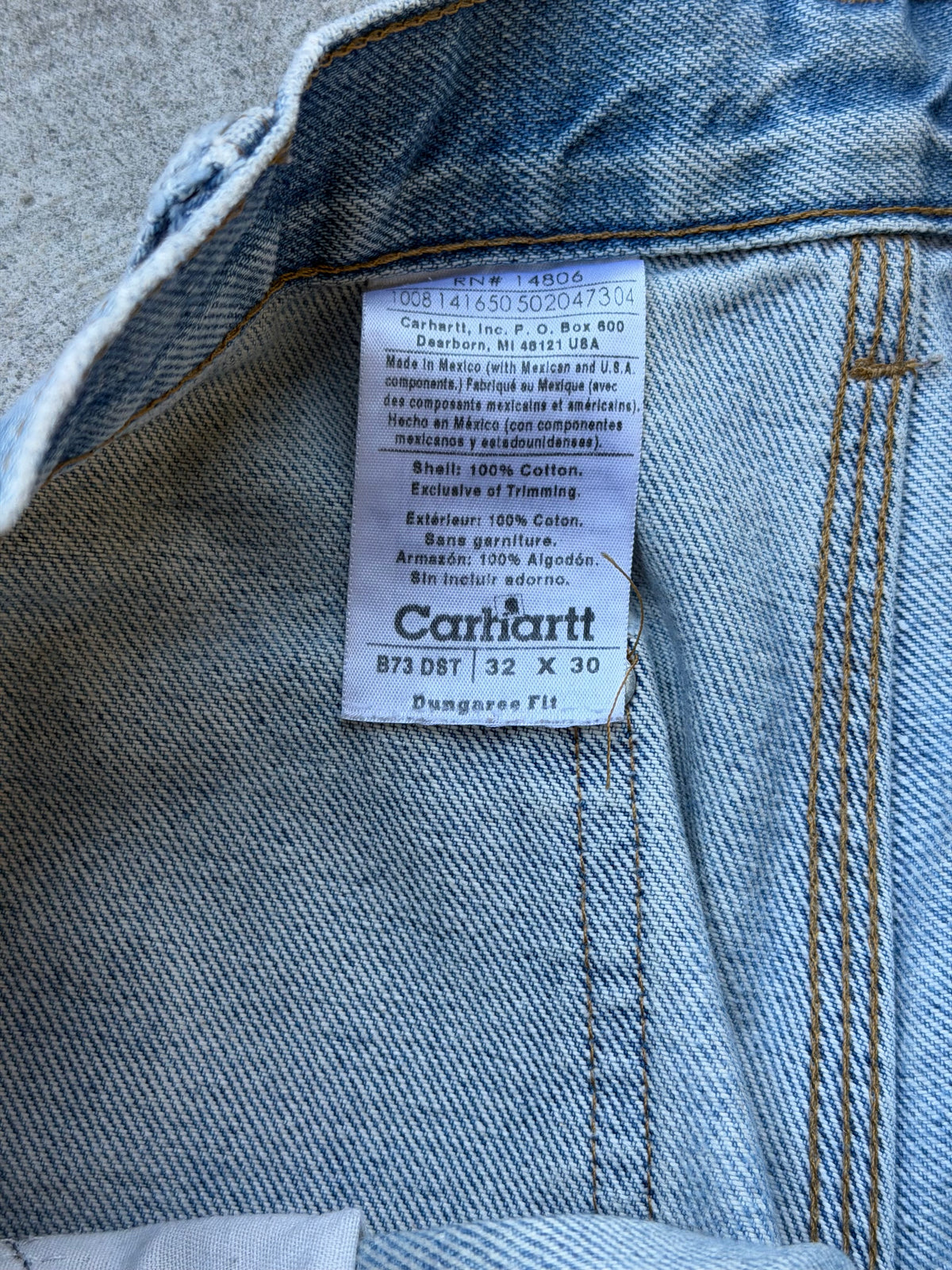 Vintage Carhartt Double Knee Denim - 32" W