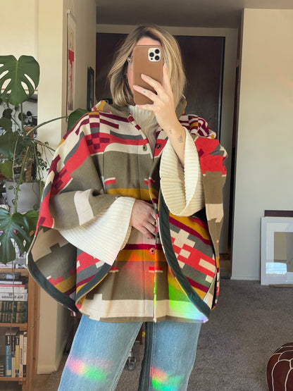 Pre-loved Pendleton Cape Jacket - OS