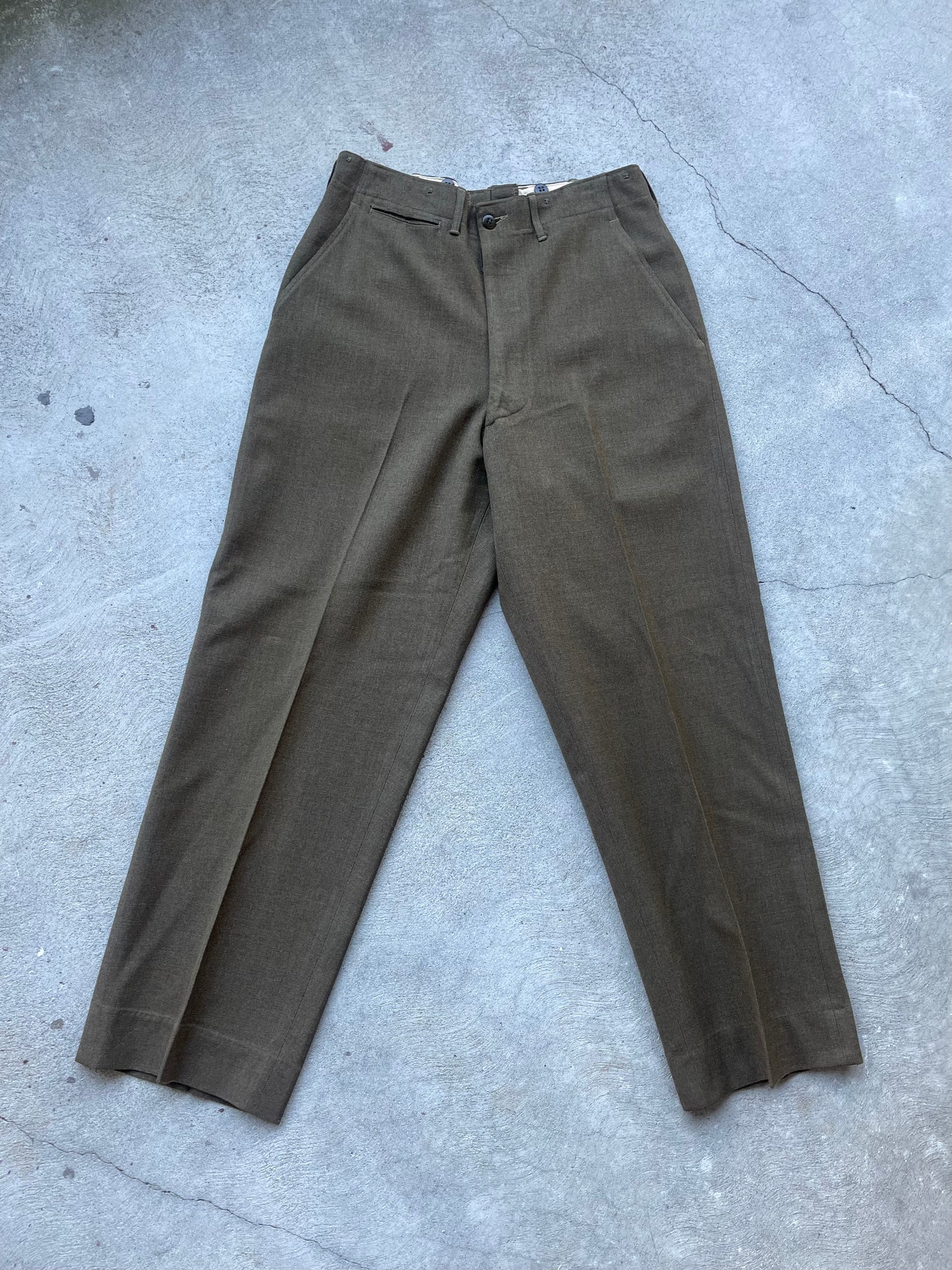 Vintage Wool Miliary Field Pant Trousers - 32” W