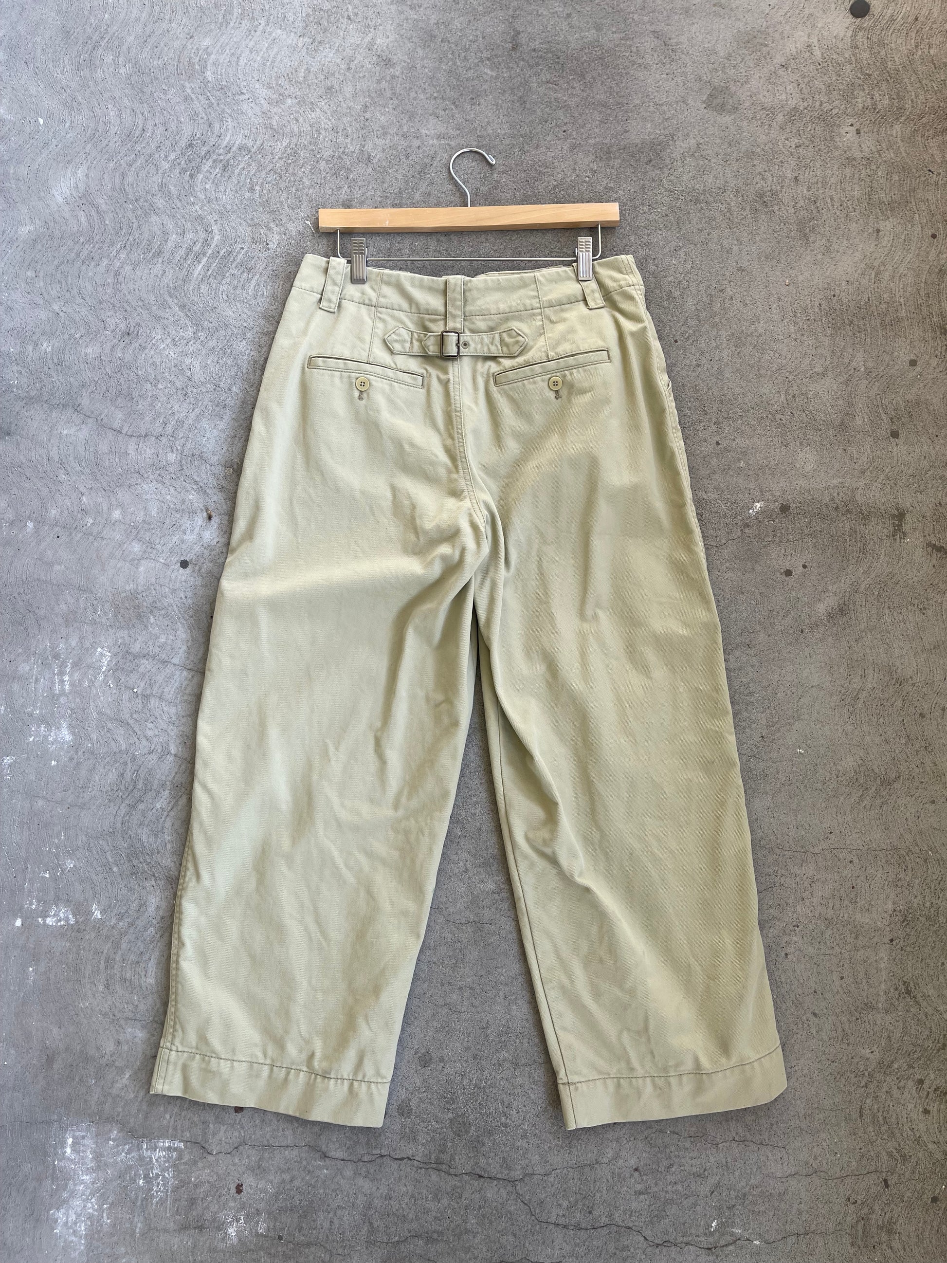 Pre-loved Madewell Cotton Pants( Green ) - Size 8