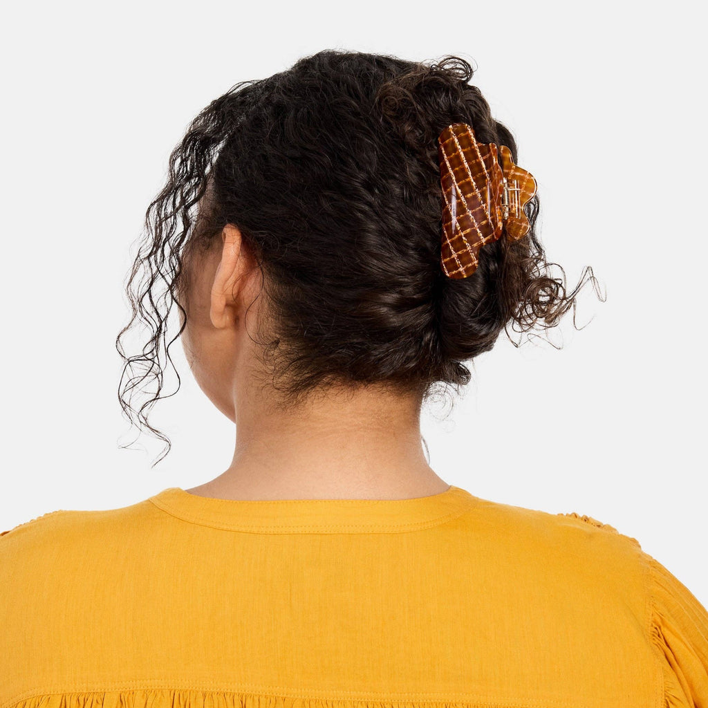 Chunks Baby Nimbus Claw in Caramel Plaid - OS