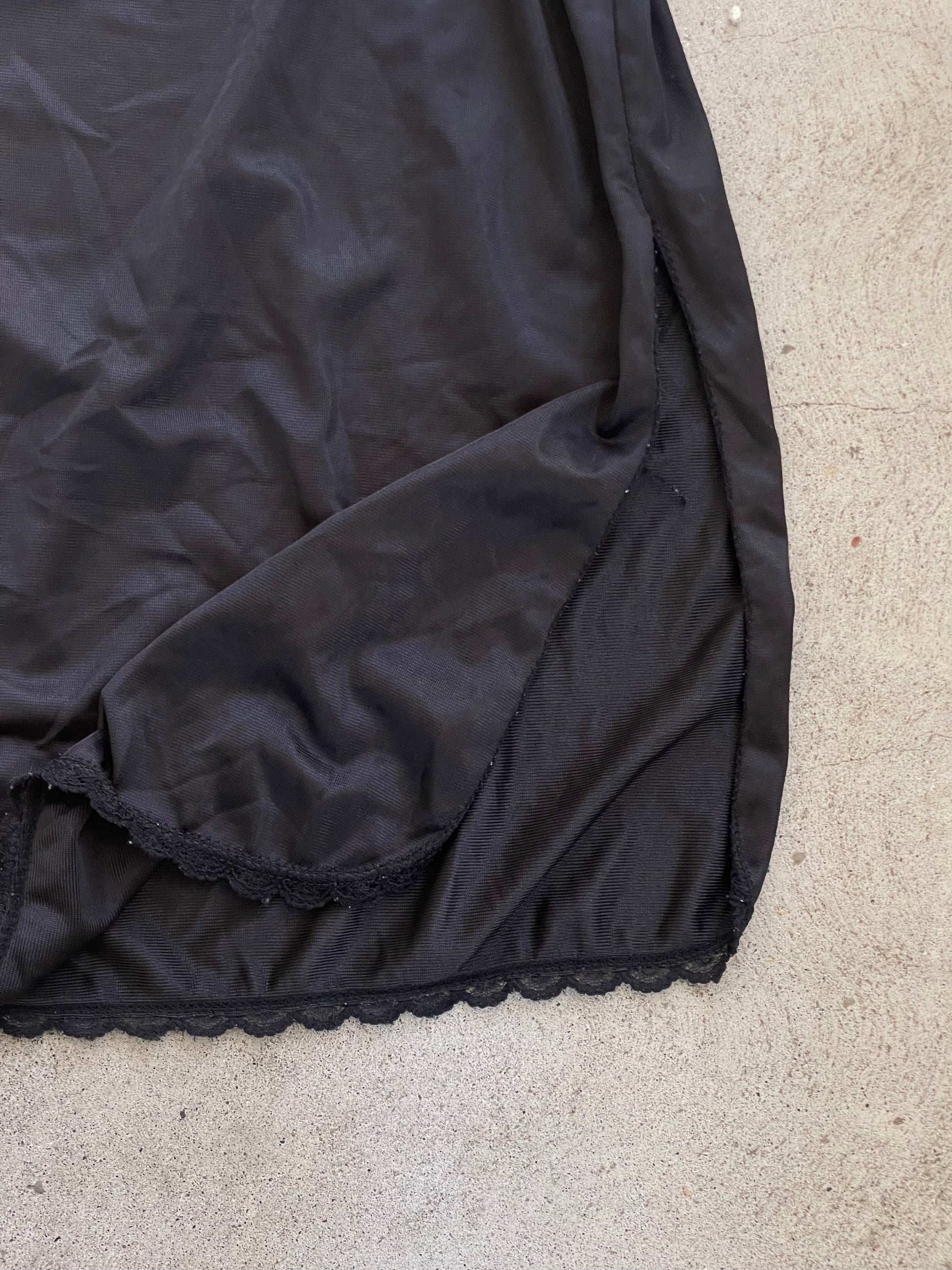 Vintage Slip Skirt BLACK - M/L