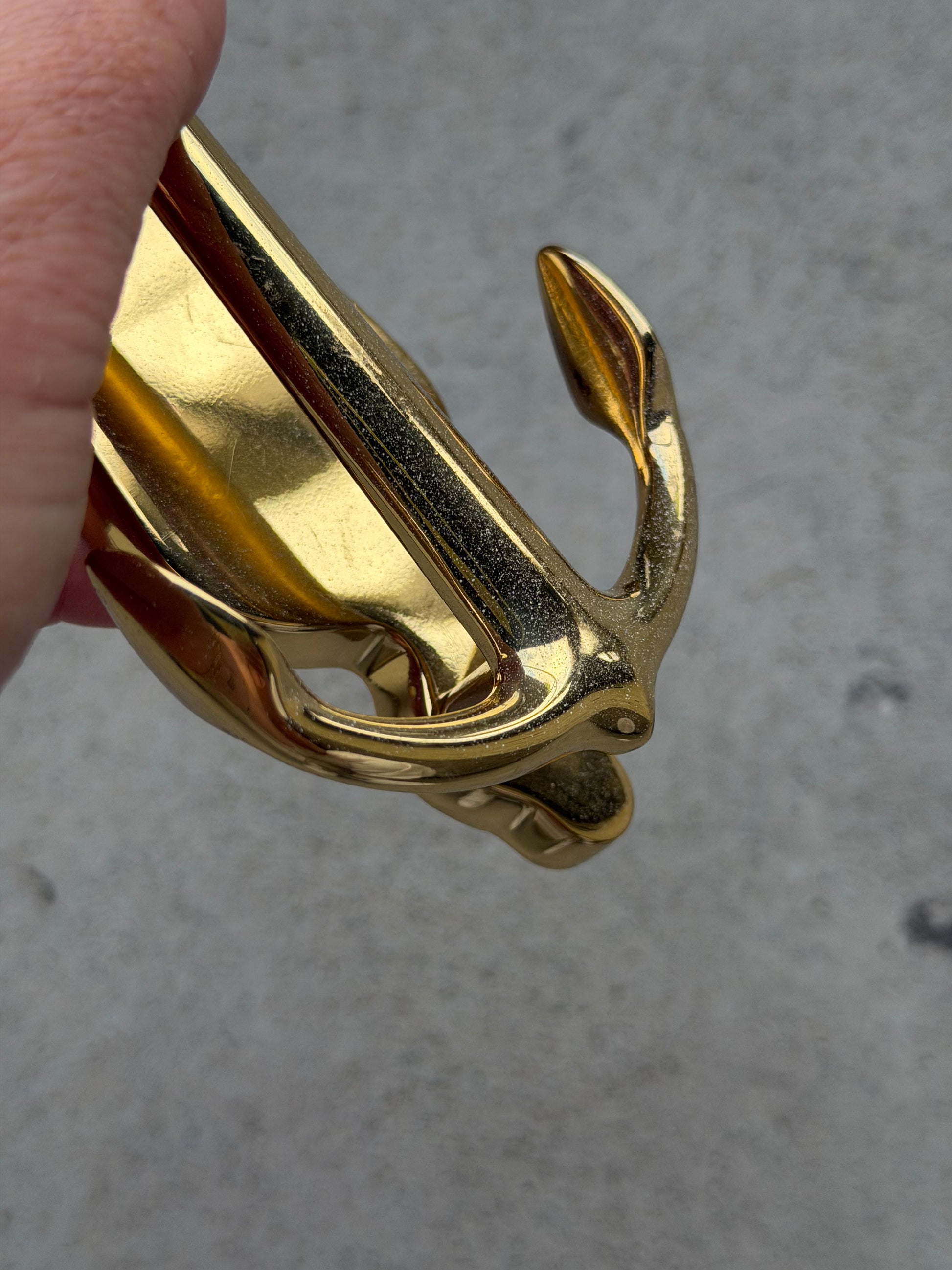 Vintage Anchor Brass Door Knocker *