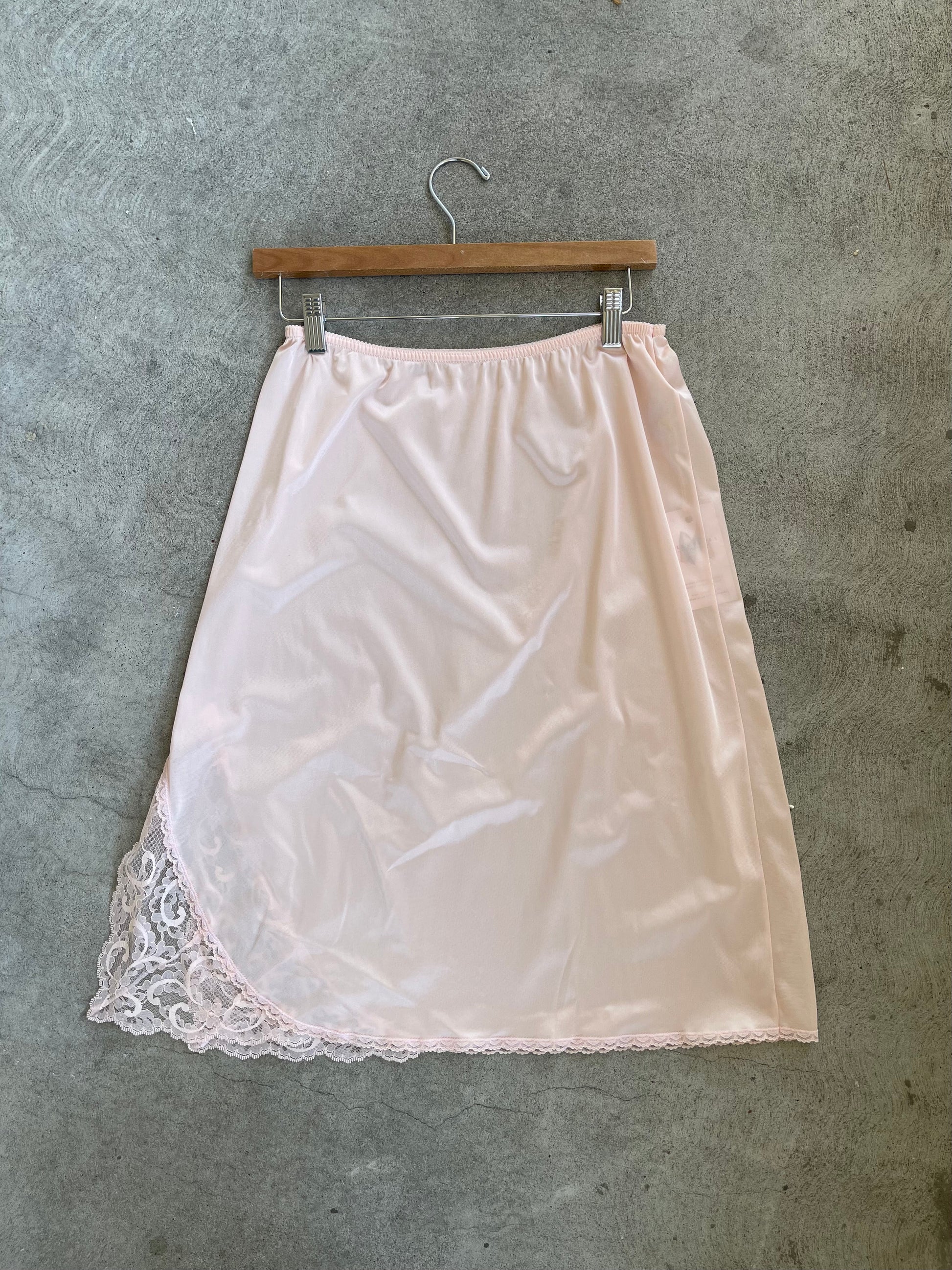 Vintage Slip Skirt PINK - S