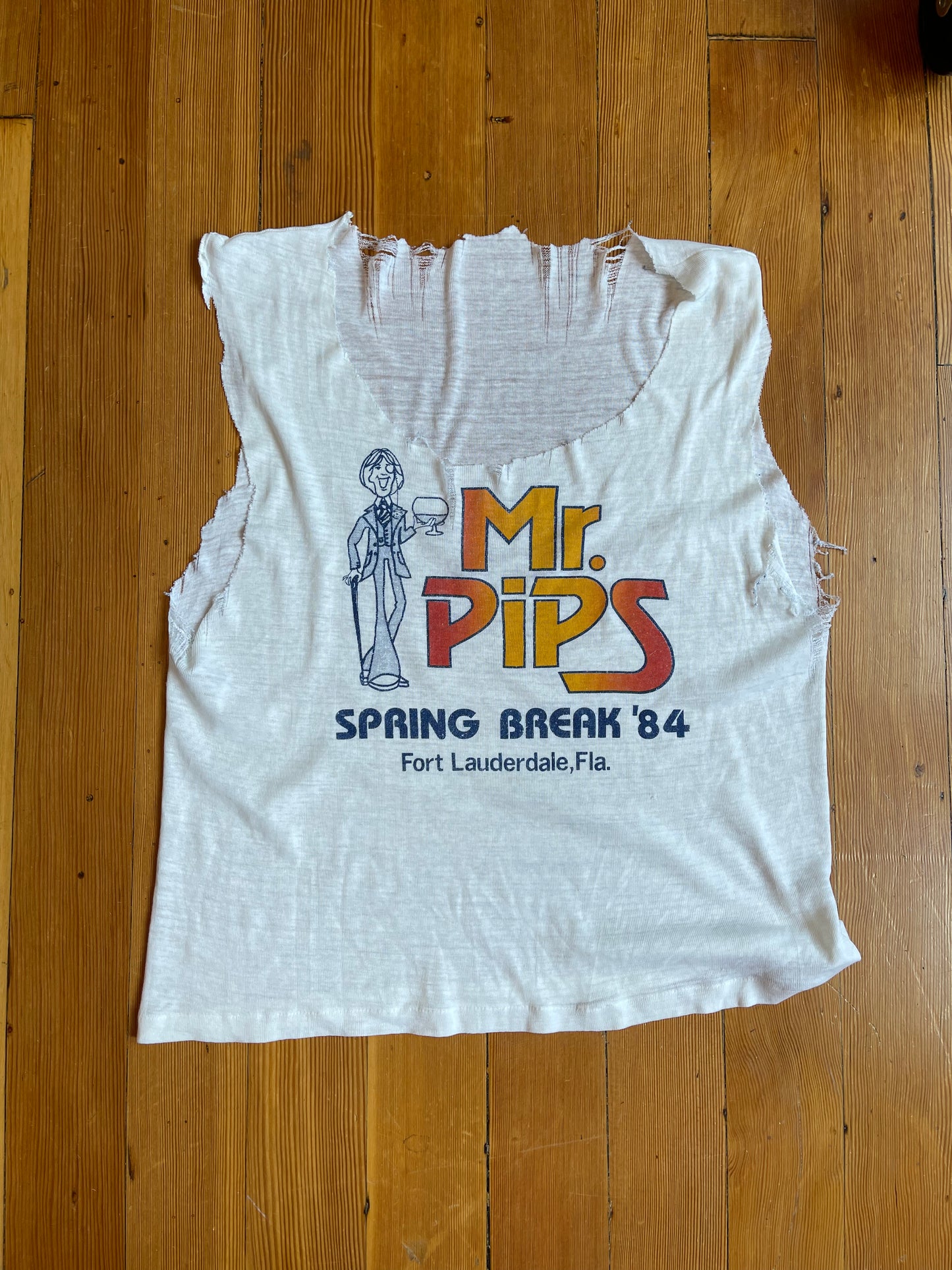 Vintage Mr. Pip's 1984 Thrashed Tank - L/XL