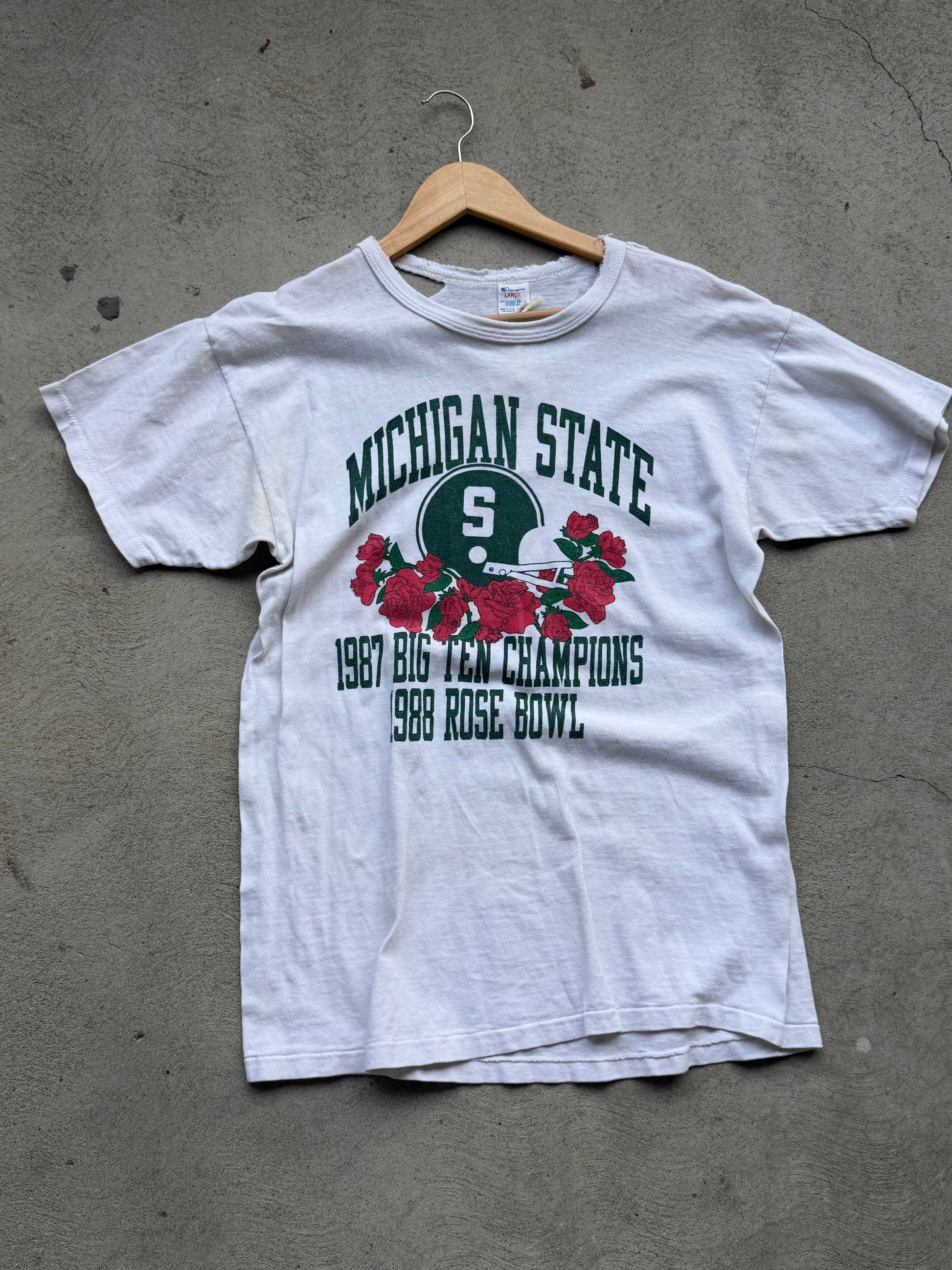 Vintage 1988 Michigan Rose Bowl Tee - M