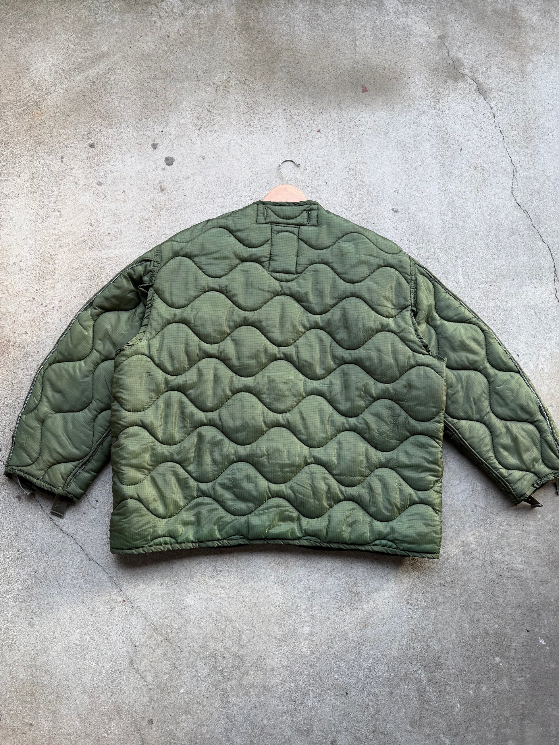 Vintage Military Liner GREEN - XL