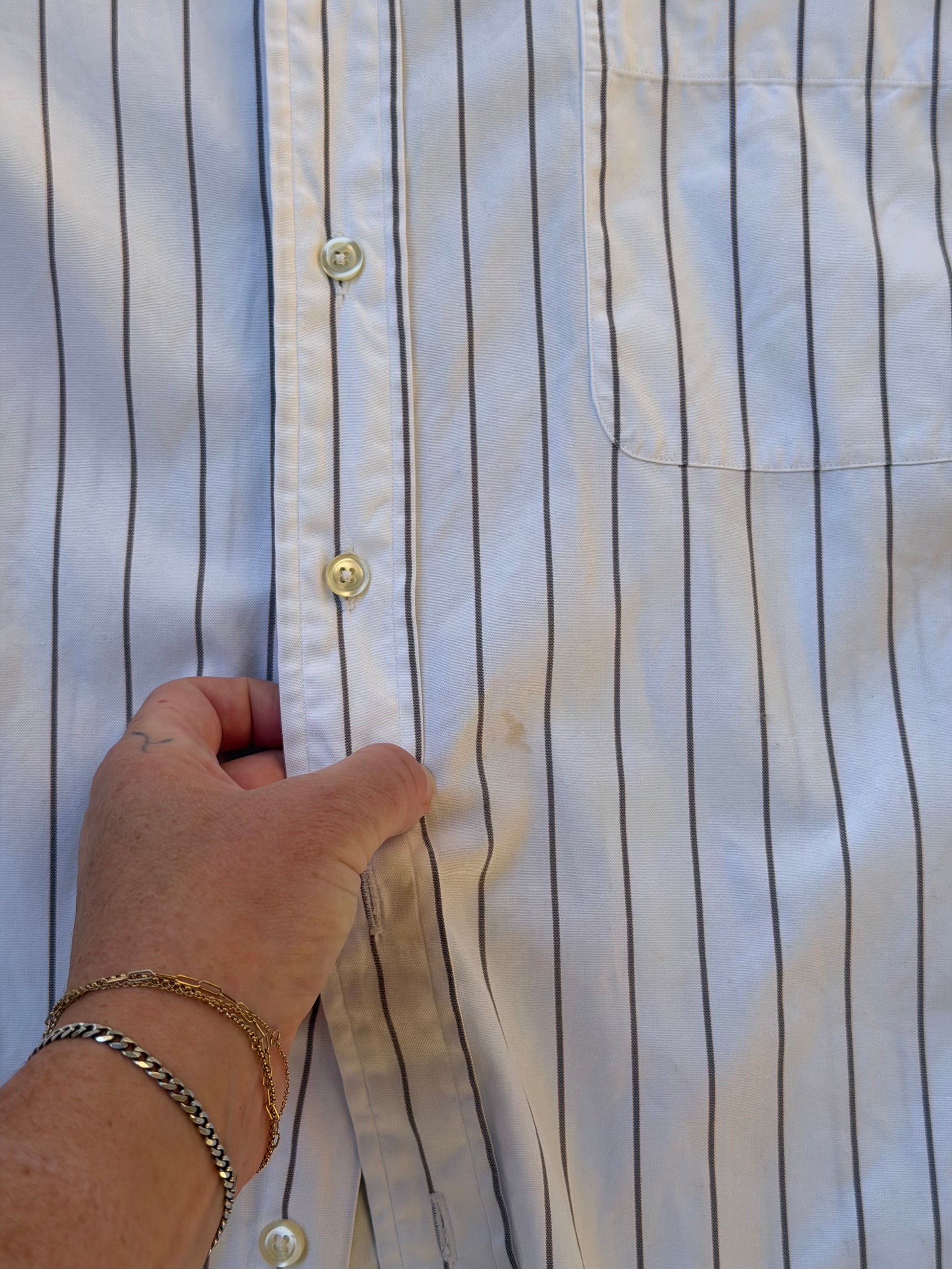 Men's Vintage Dress Shirt - L