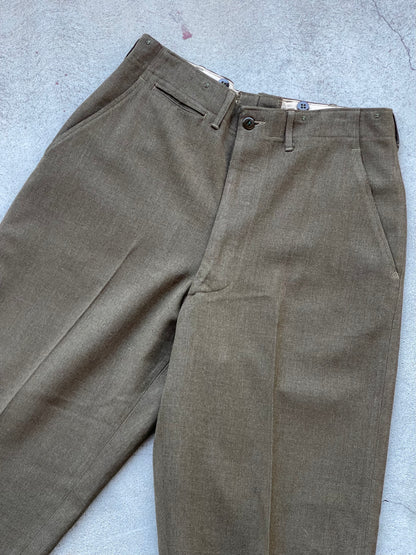 Vintage Wool Miliary Field Pant Trousers - 32” W